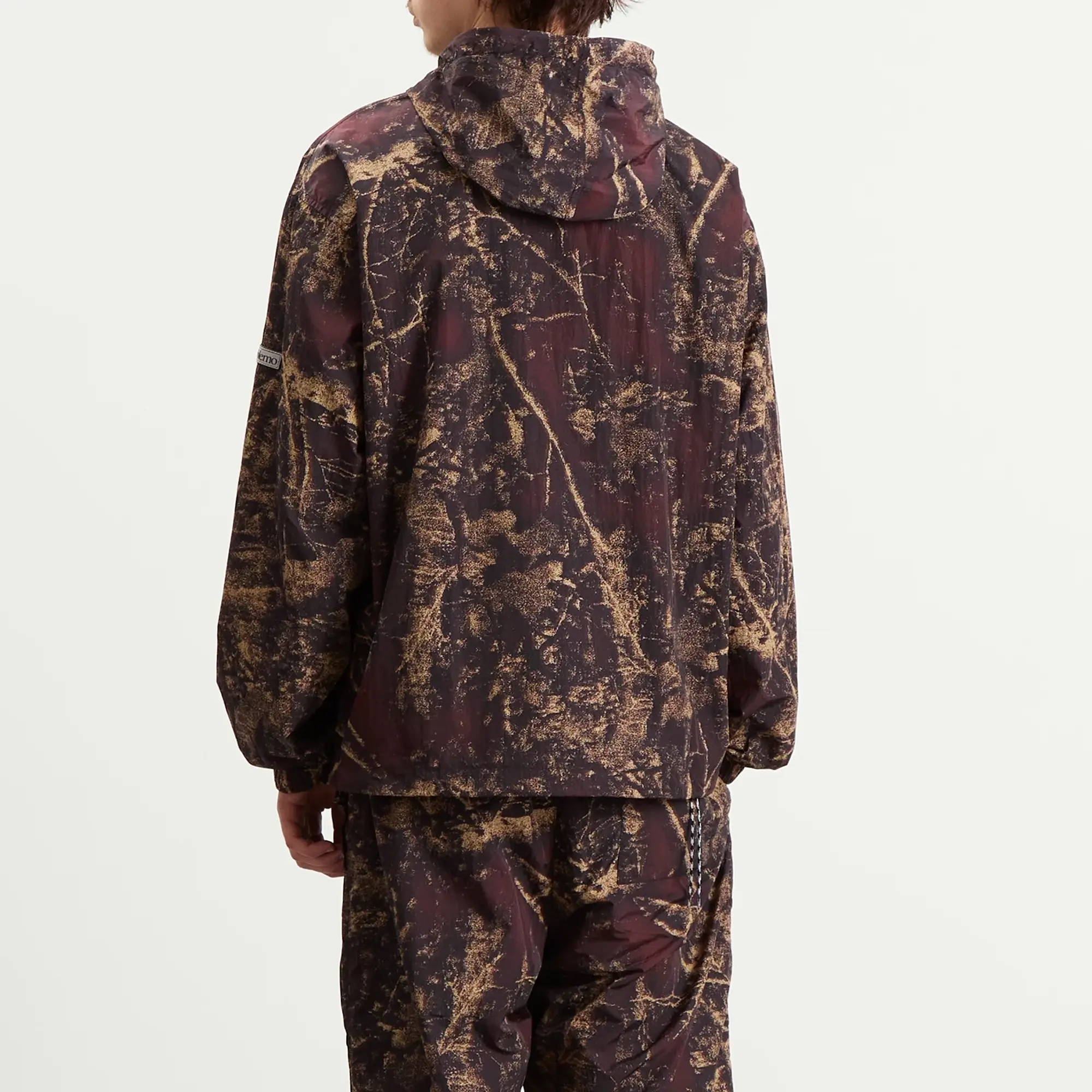 No Problemo Men's Forest Glitch Nylon Jacket Camo