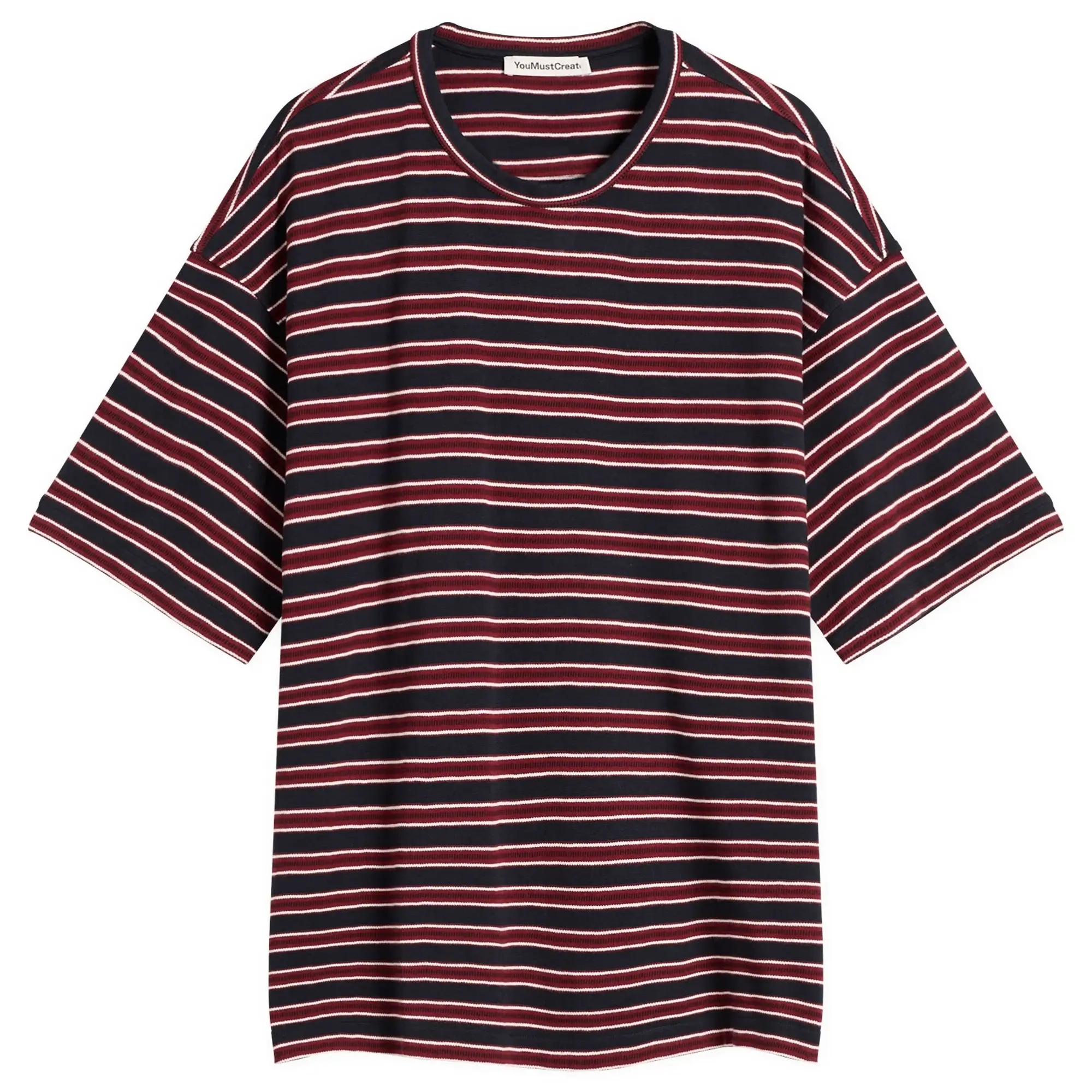 YMC Men's Triple Stripe T-Shirt Multi