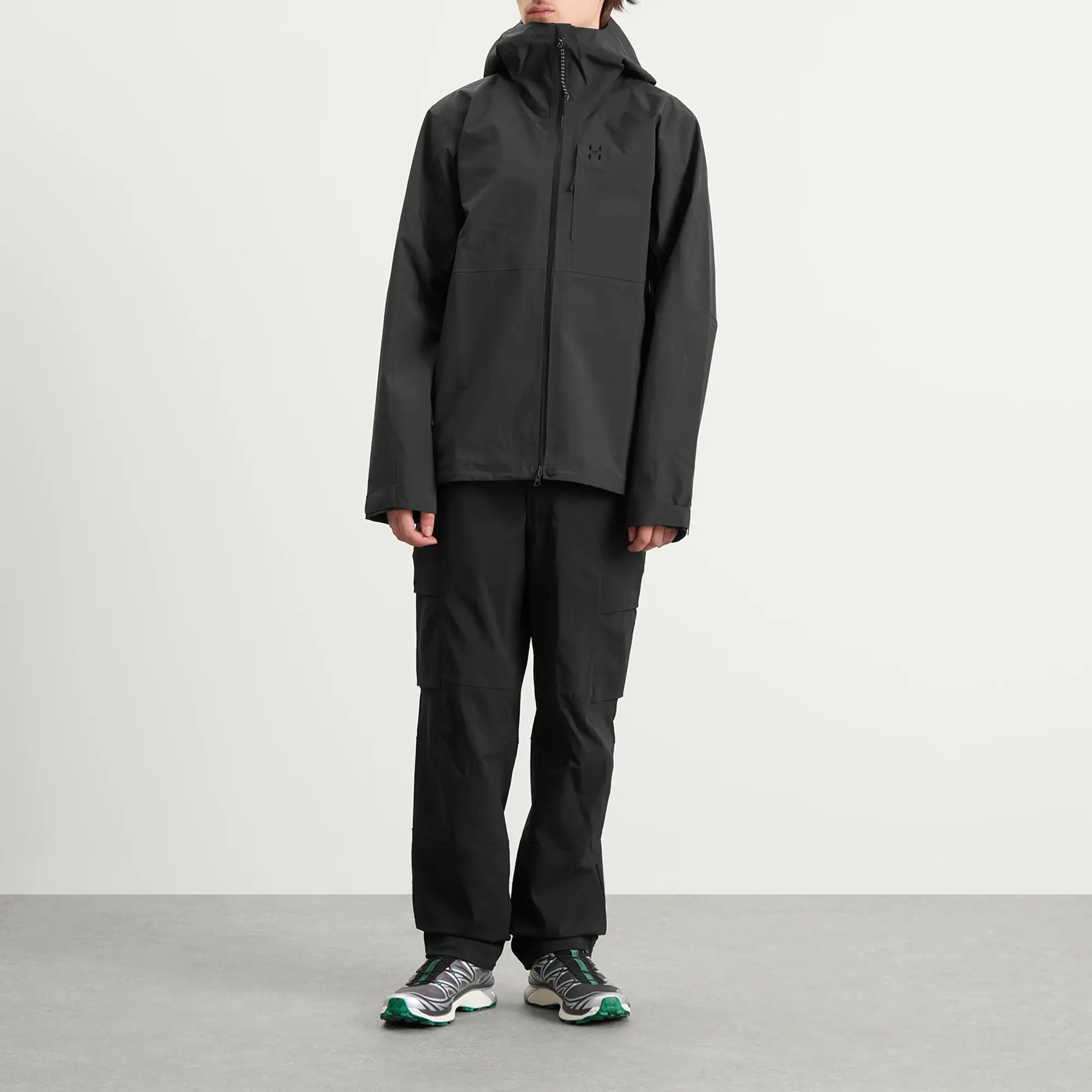 Haglöfs Men's Front Proof II Waterproof Jacket True Black