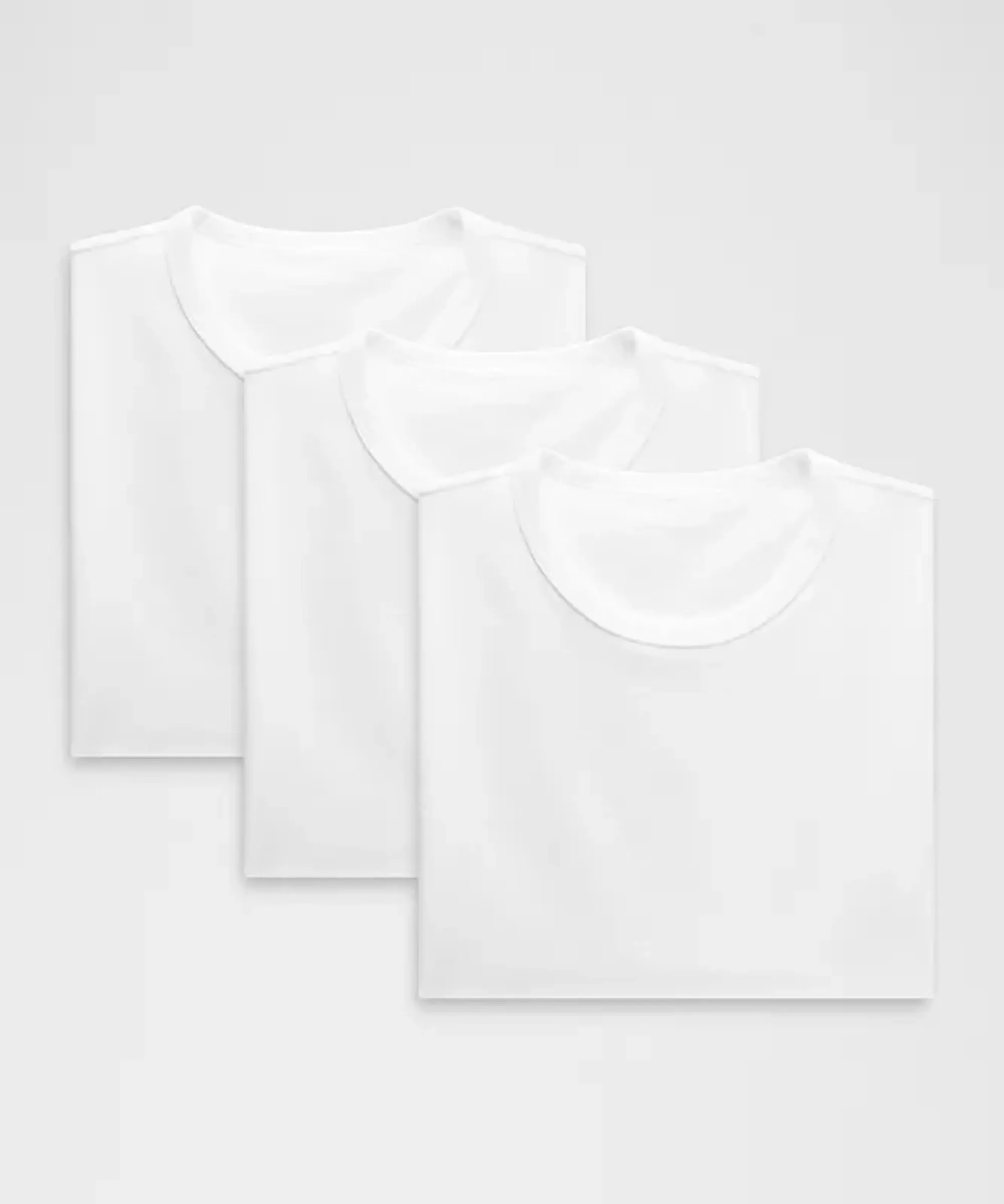lululemon – Men's Organic Classic-Fit T-Shirt 3 Pack – Color White – Size Large