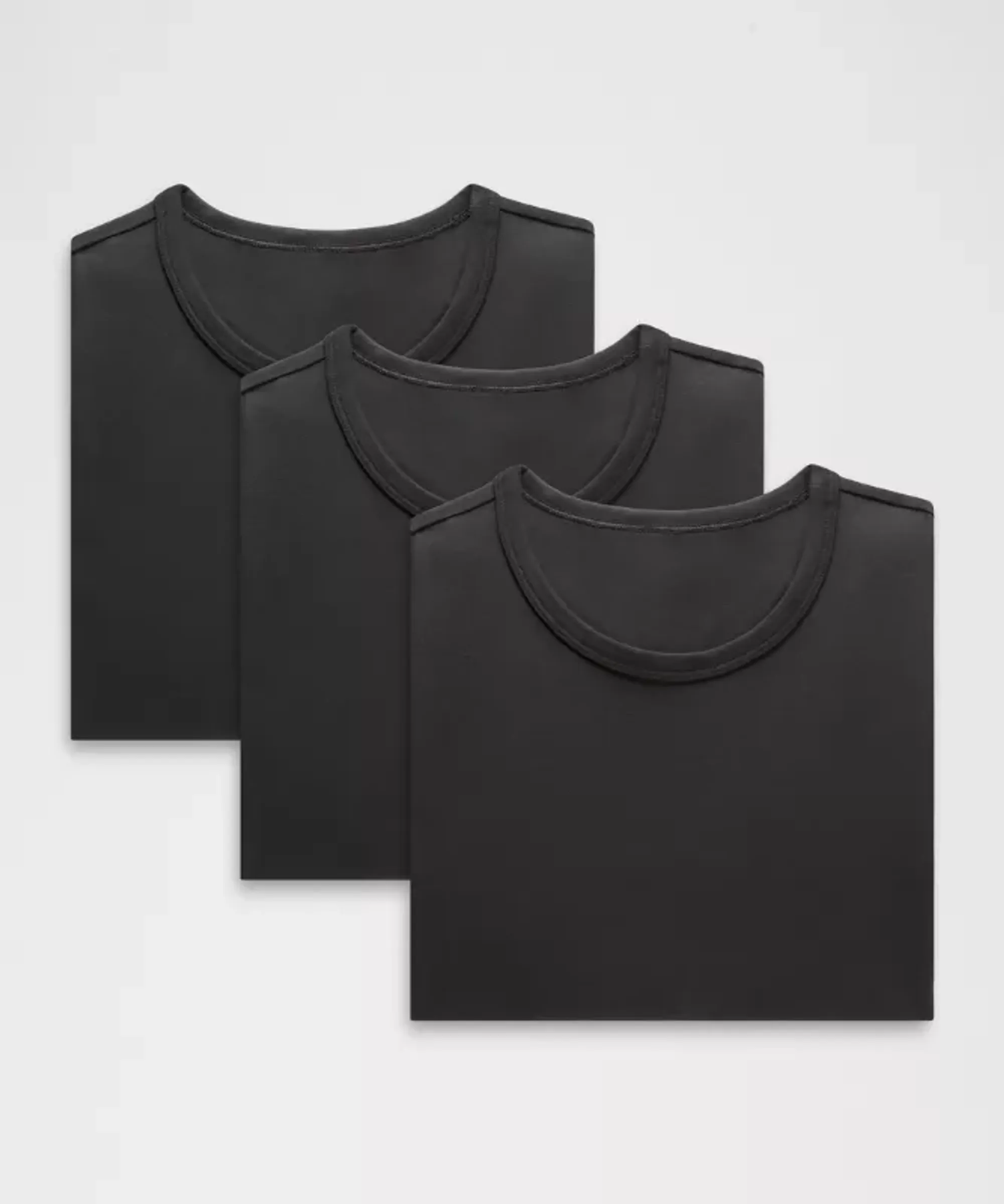 lululemon – Men's Organic Classic-Fit T-Shirt 3 Pack – Color Black – Size Large