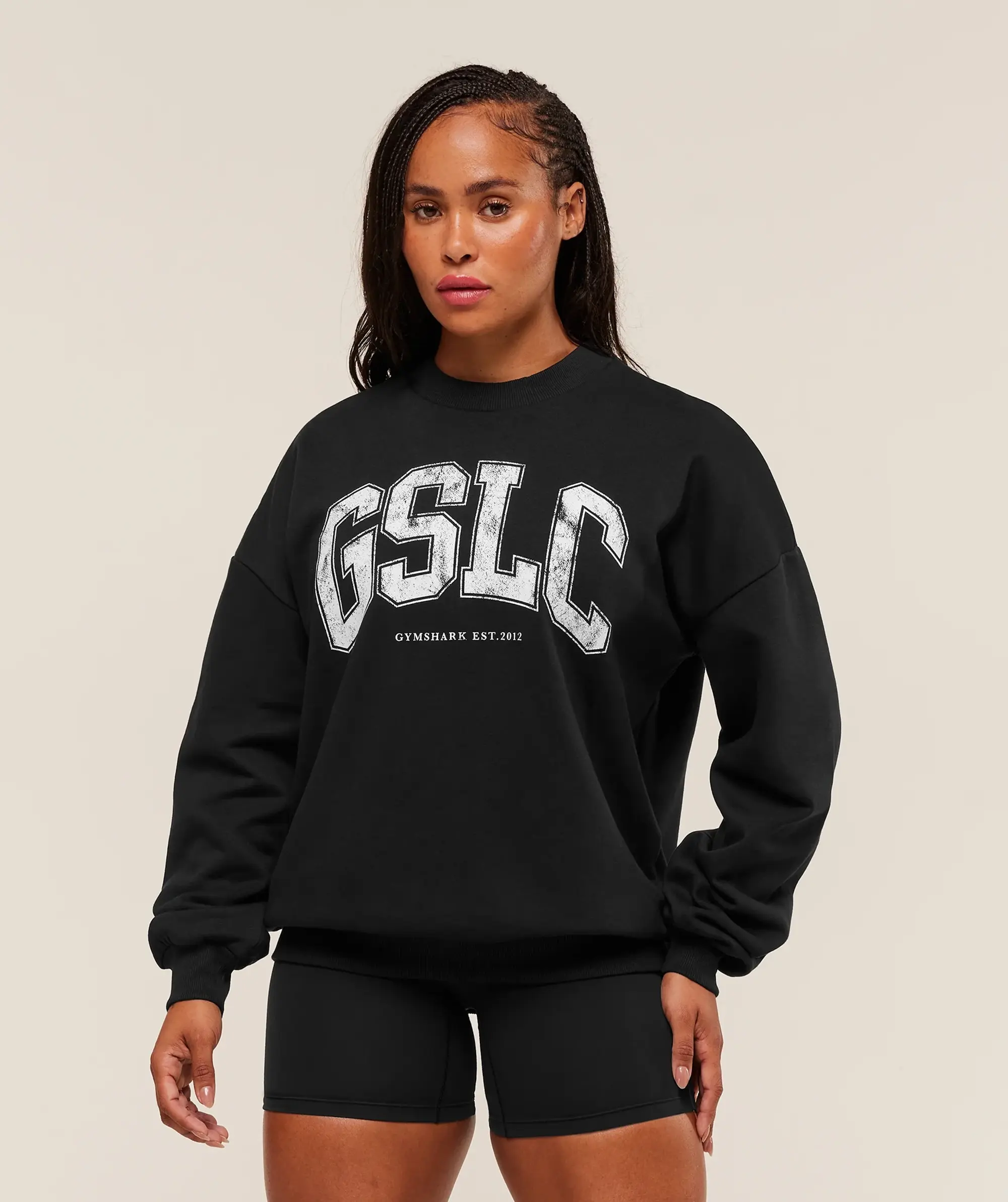  GSLC Graphic Crew Neck - Black