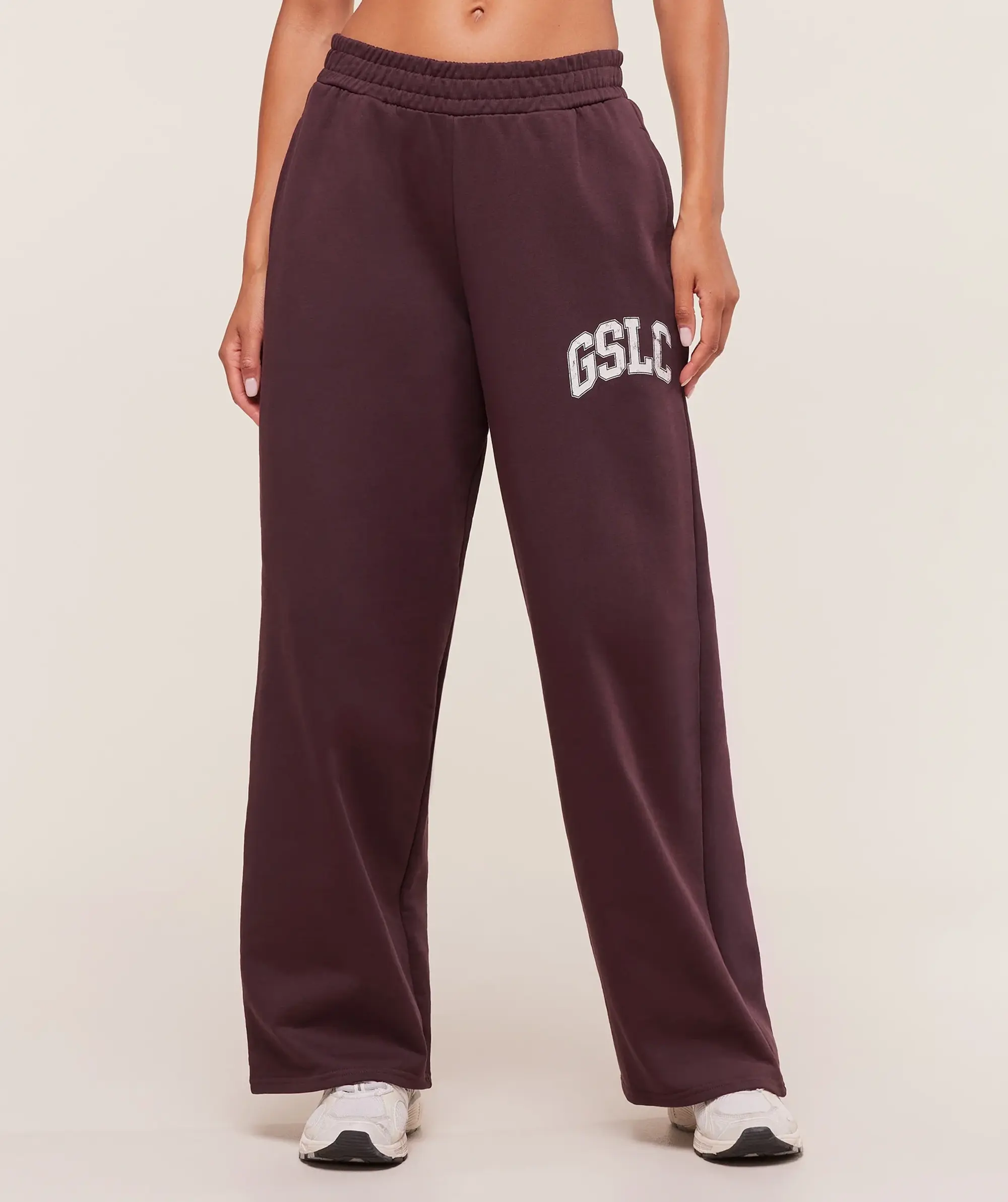 GSLC Lifting Club Straight Leg Joggers - Cherry Purple