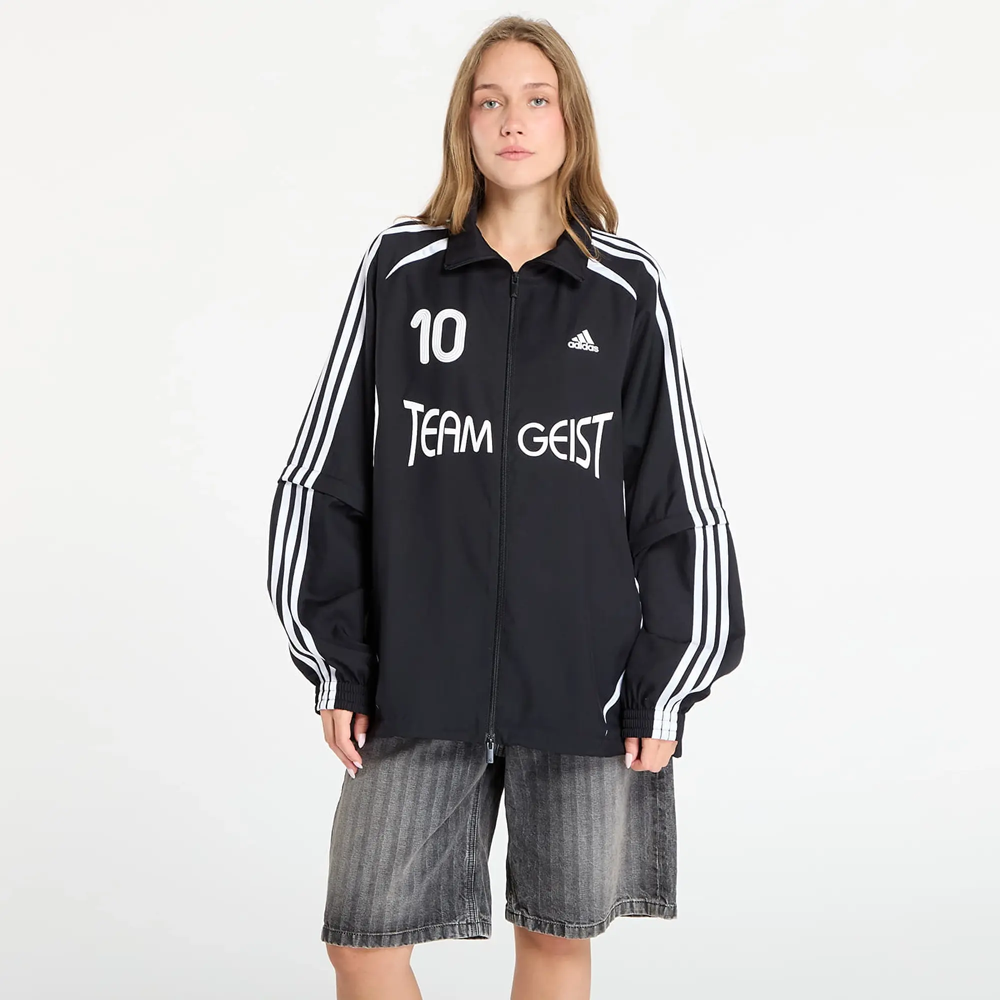 Jacket Adidas Adilenium Season 4 Teamgeist Oversized Track Top Black L