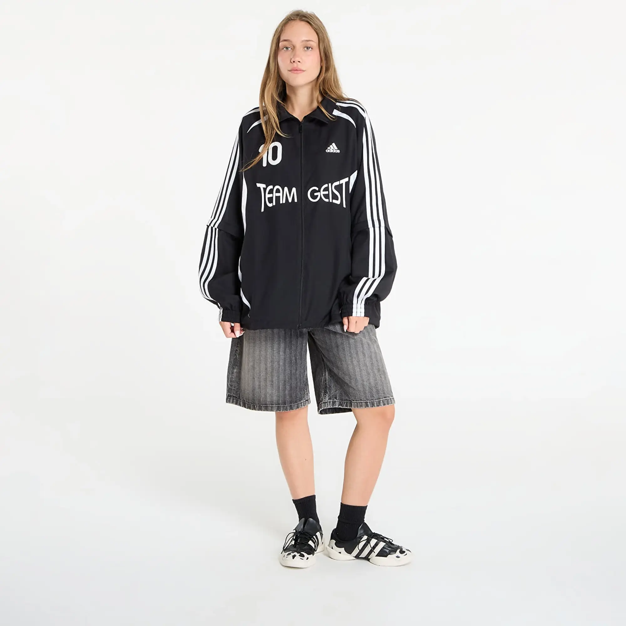 Jacket Adidas Adilenium Season 4 Teamgeist Oversized Track Top Black L