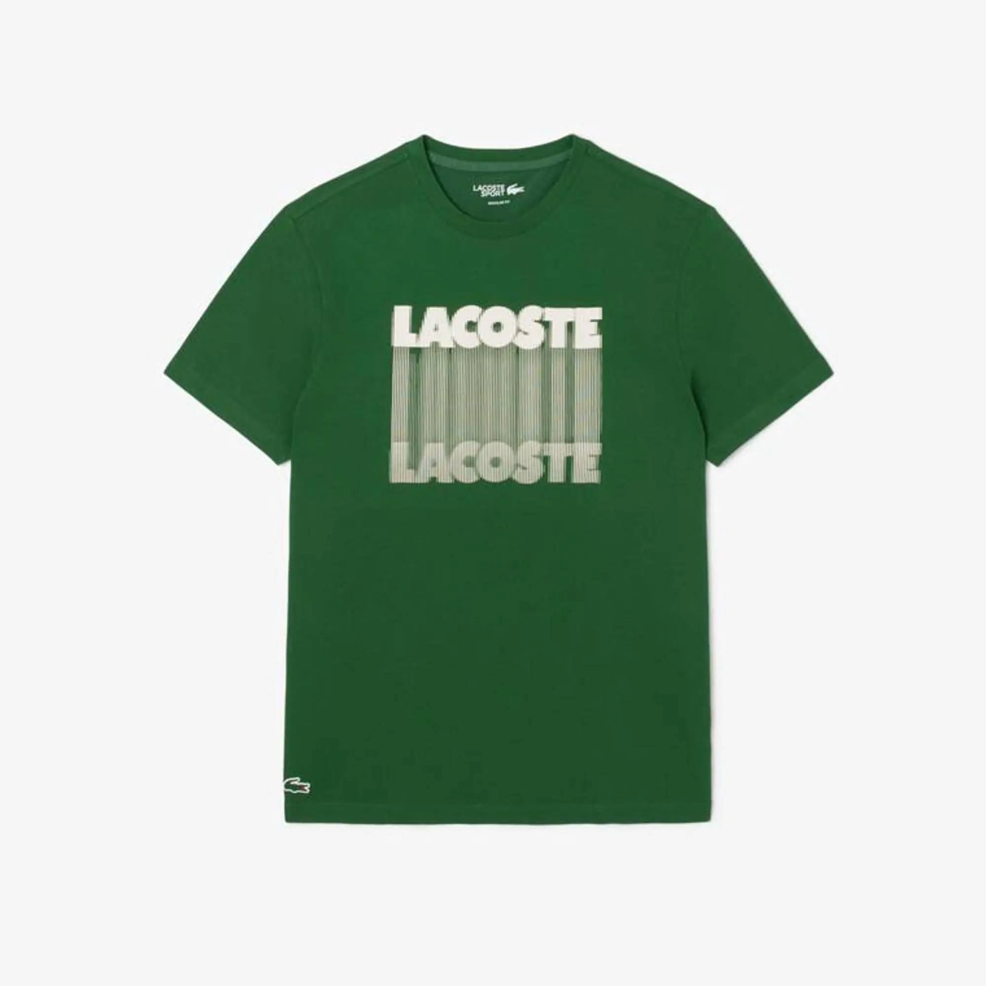 Lacoste Ultra Dry Printed Sport T-shirt - Pine Green
