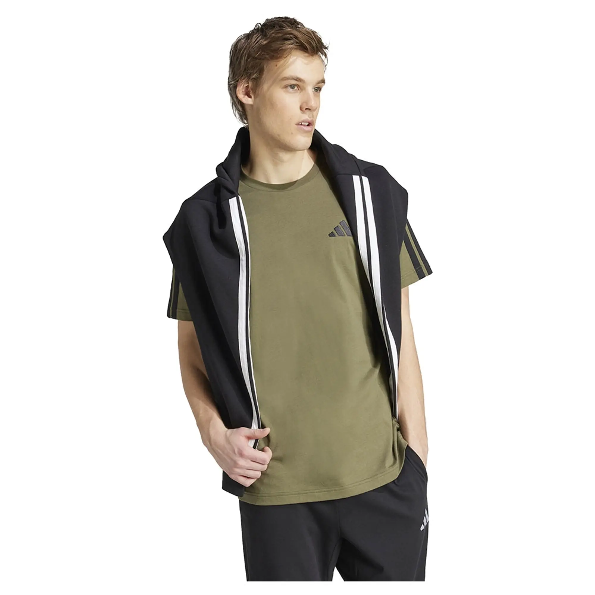 Adidas 3 Stripes Short Sleeve T-shirt