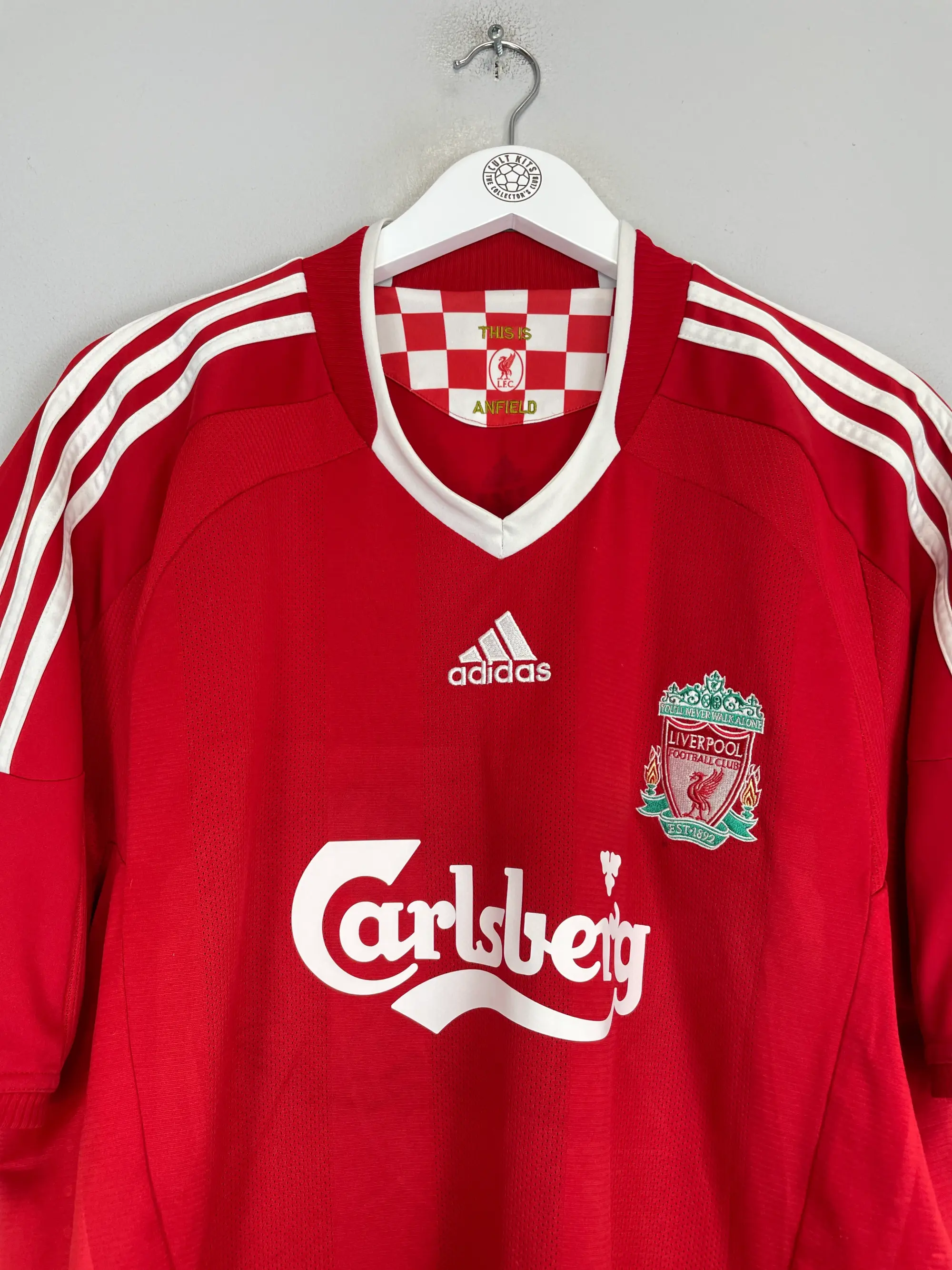 2008/10 LIVERPOOL MASCHERANO #20 HOME SHIRT (XL) ADIDAS | CULT KITS