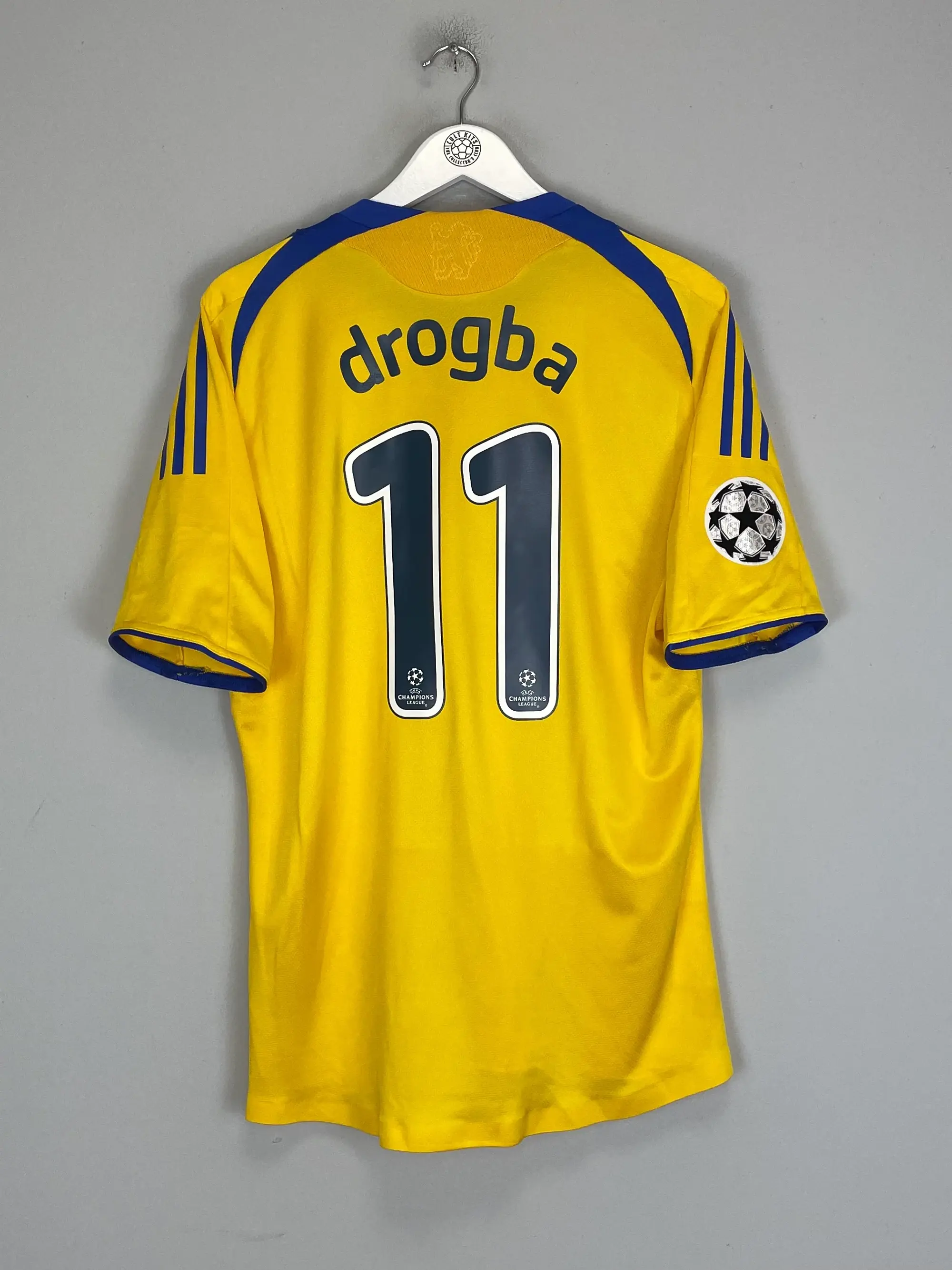 2008/09 CHELSEA DROGBA #11 C/L *PLAYER ISSUE* THIRD SHIRT (L) ADIDAS | CULT KITS