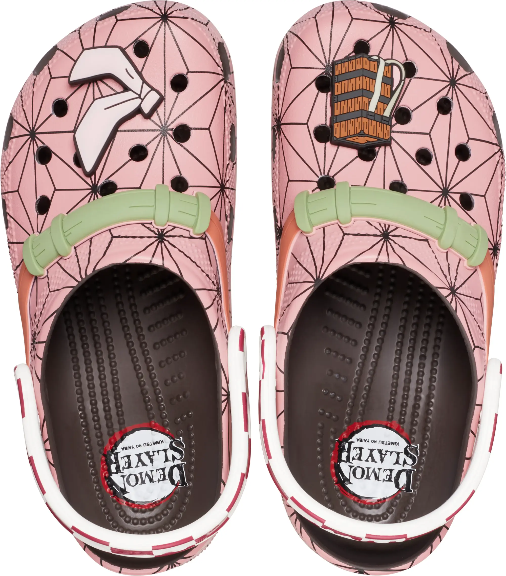 Crocs | Unisex | Classic Demon Slayer Nezuko | Clogs | Espresso | W4/M3