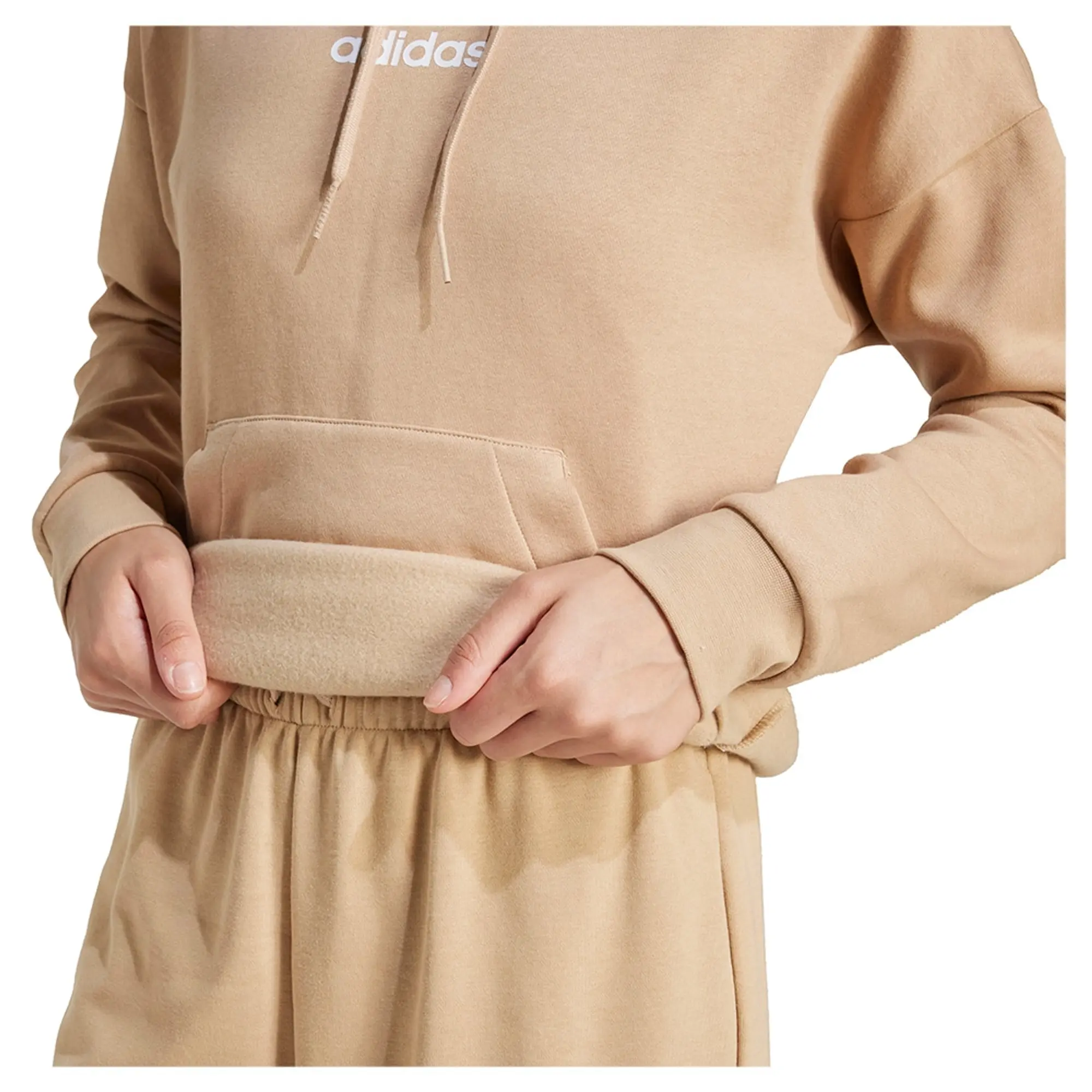 Adidas Essentials Linear Fleece Hoodie