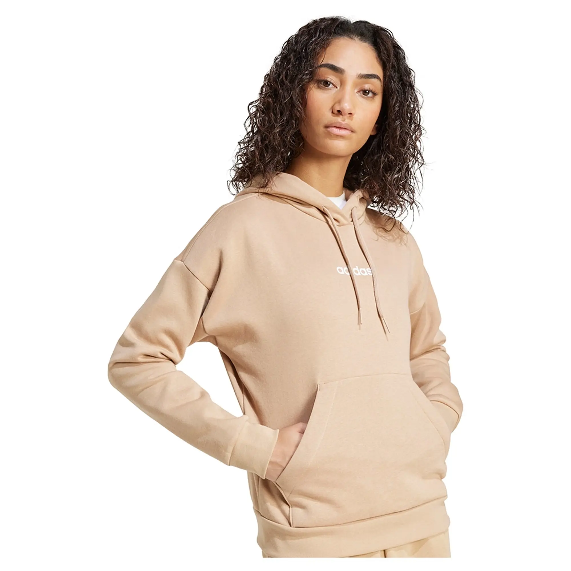Adidas Essentials Linear Fleece Hoodie