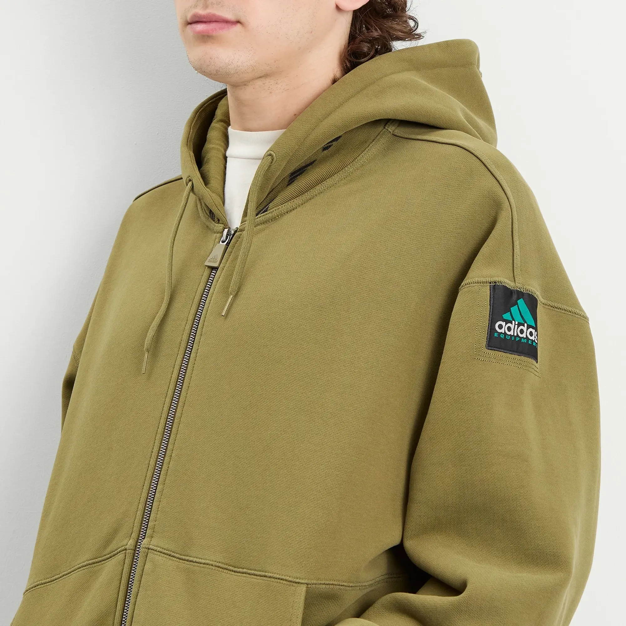 Adidas Men's EQT Washed Hoodie Focus Olive