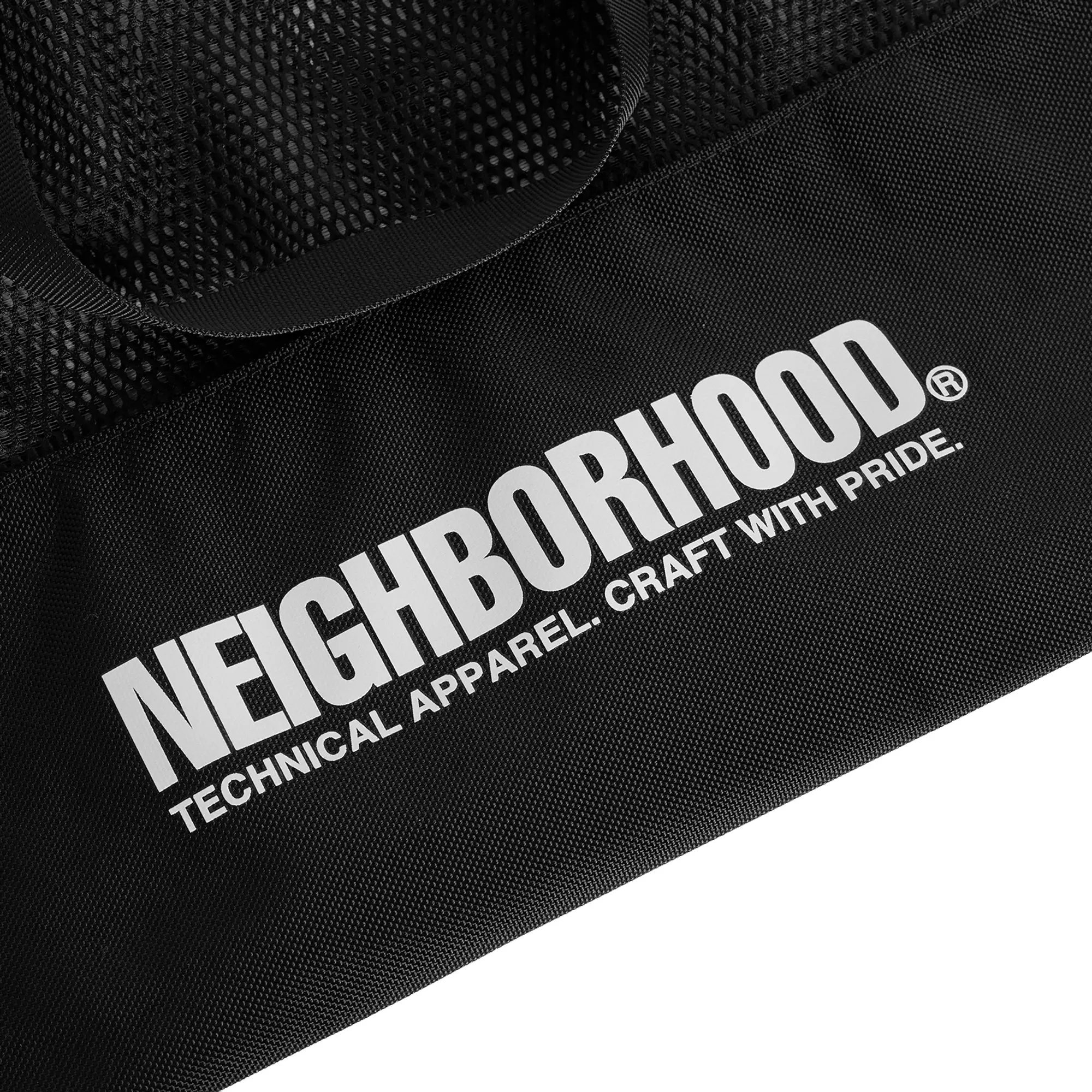 Neighborhood Men's Mesh Tote Bag Black