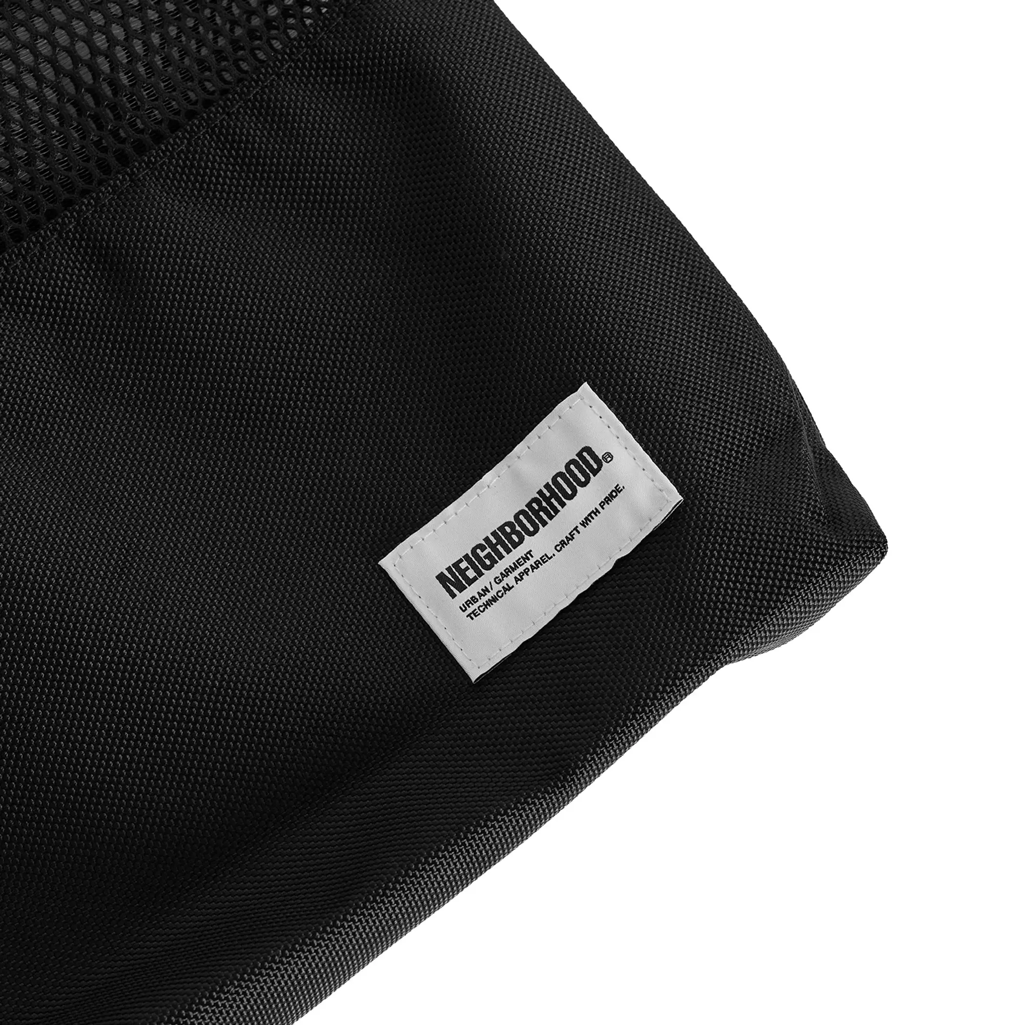 Neighborhood Men's Mesh Tote Bag Black
