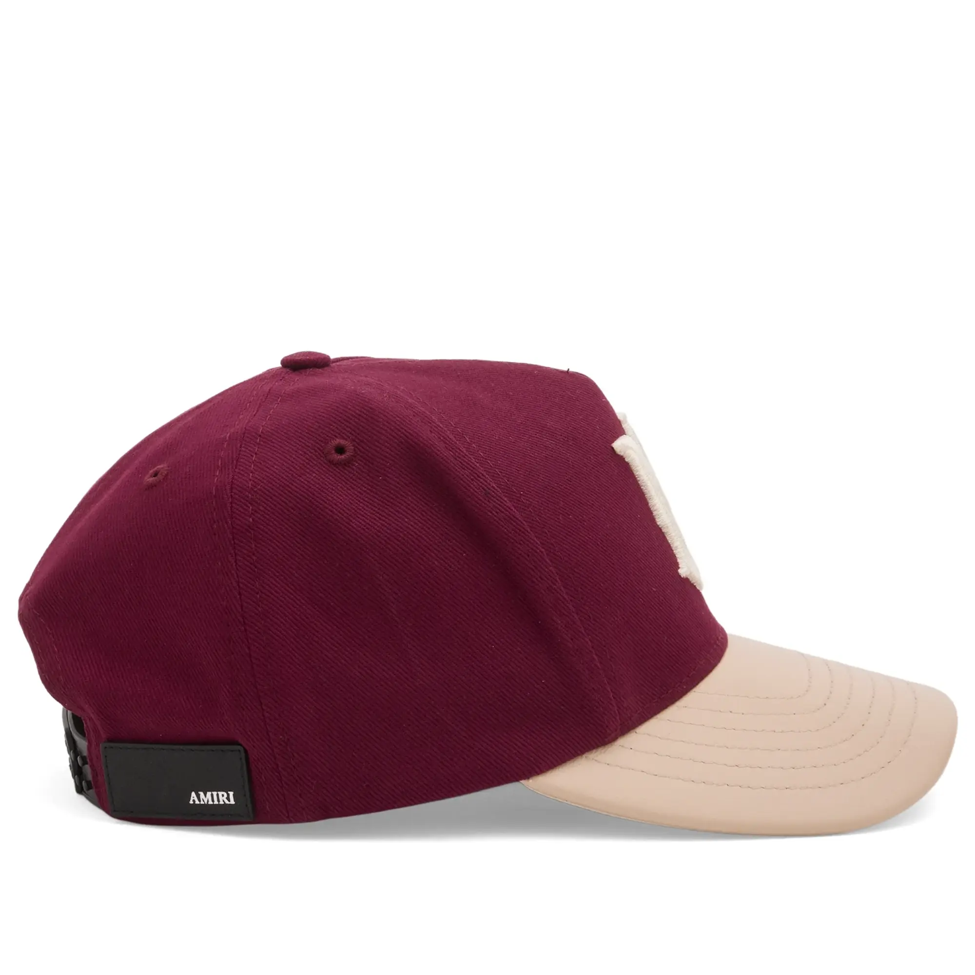 AMIRI Men's Two Tone Canvas Hat Wine