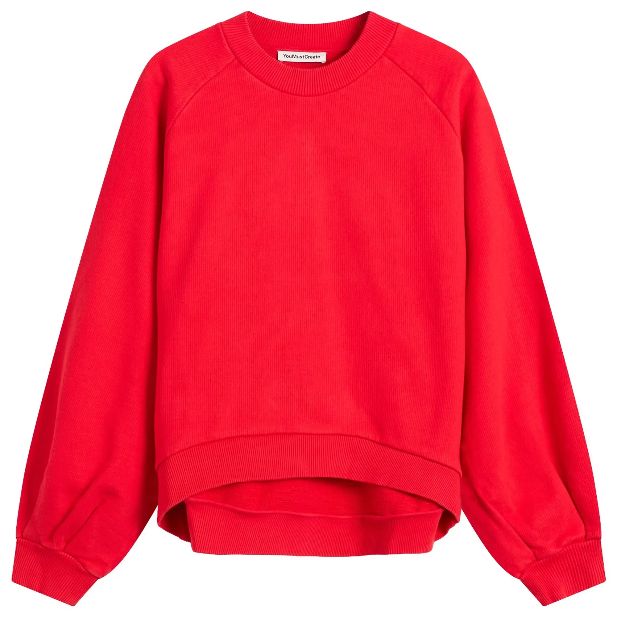 YMC Women's Bellow Sleeve Sweatshirt Red