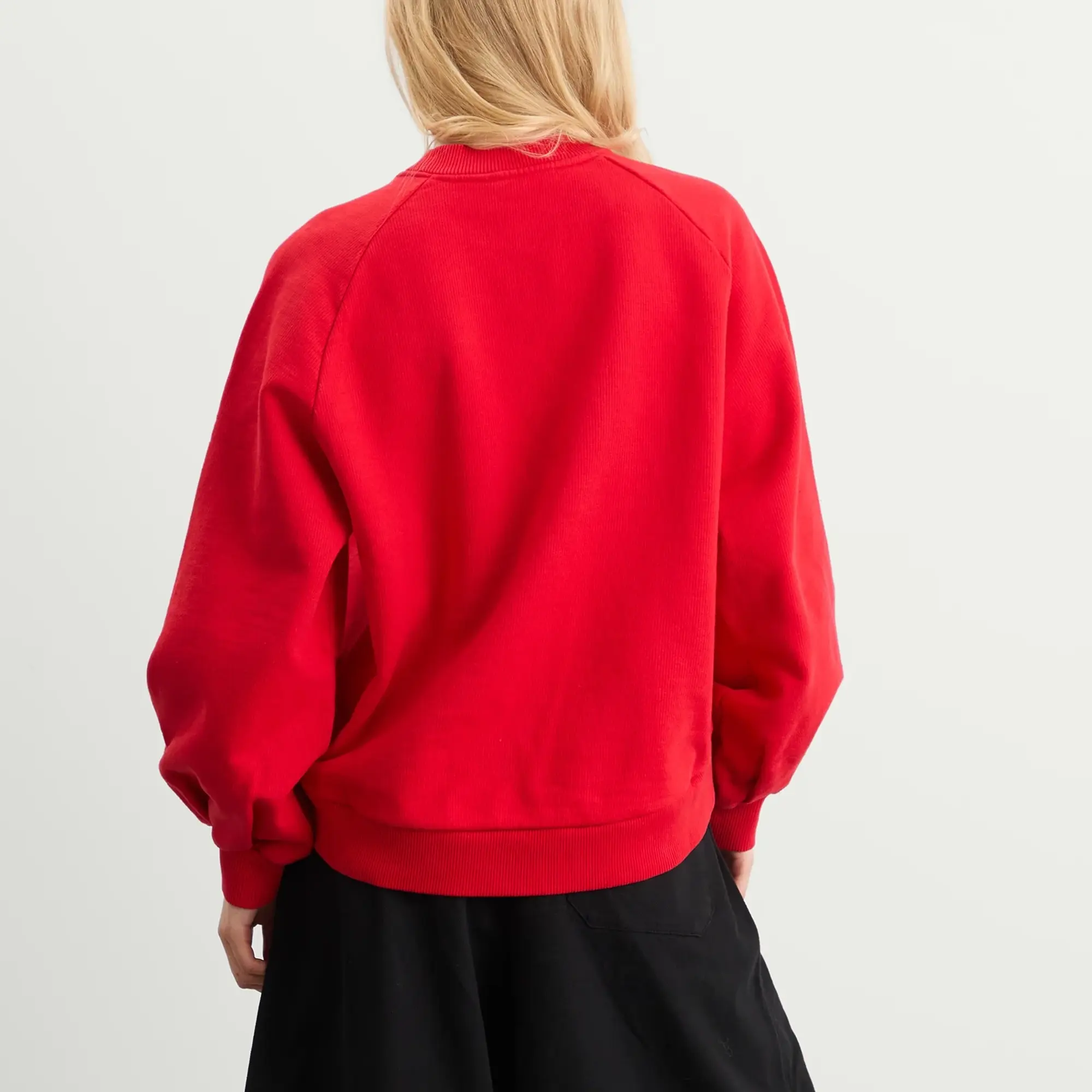 YMC Women's Bellow Sleeve Sweatshirt Red