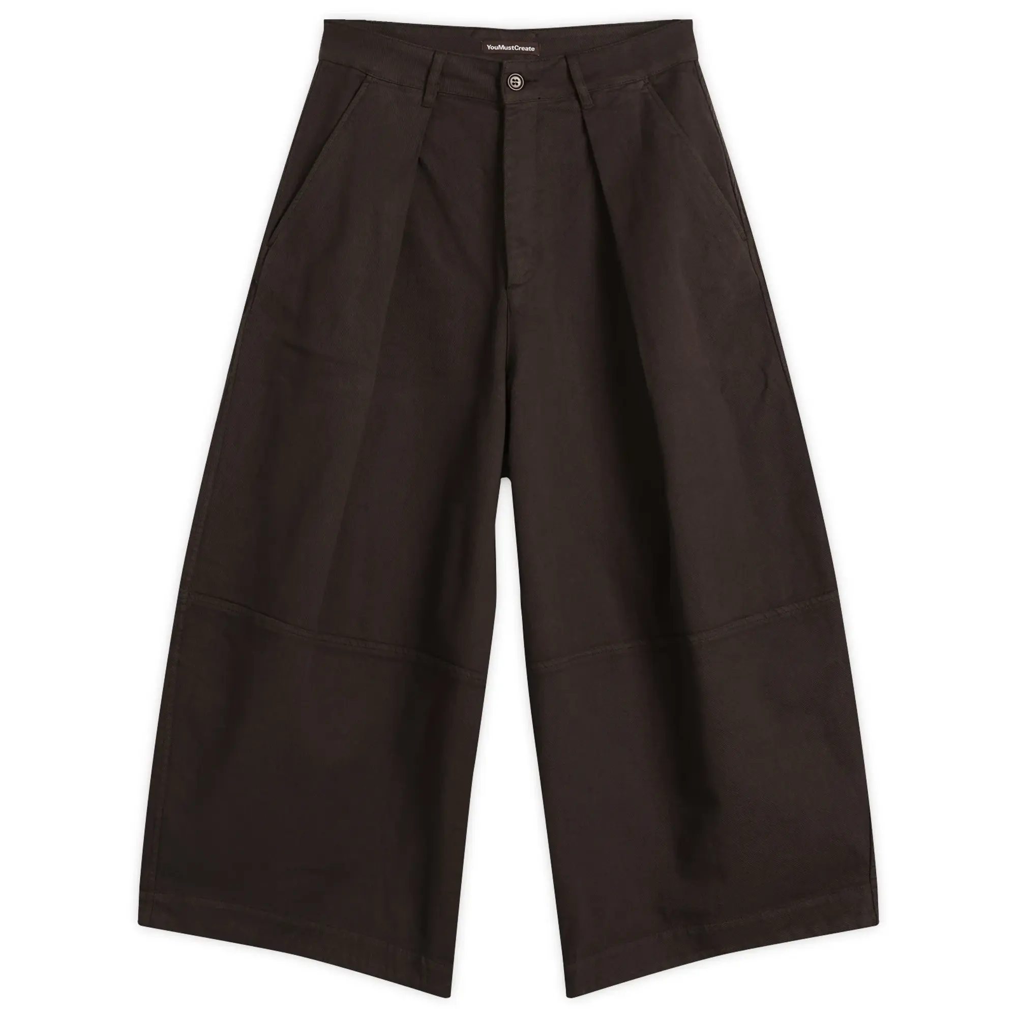 YMC Women's Earth Deadbeat Trousers Brown