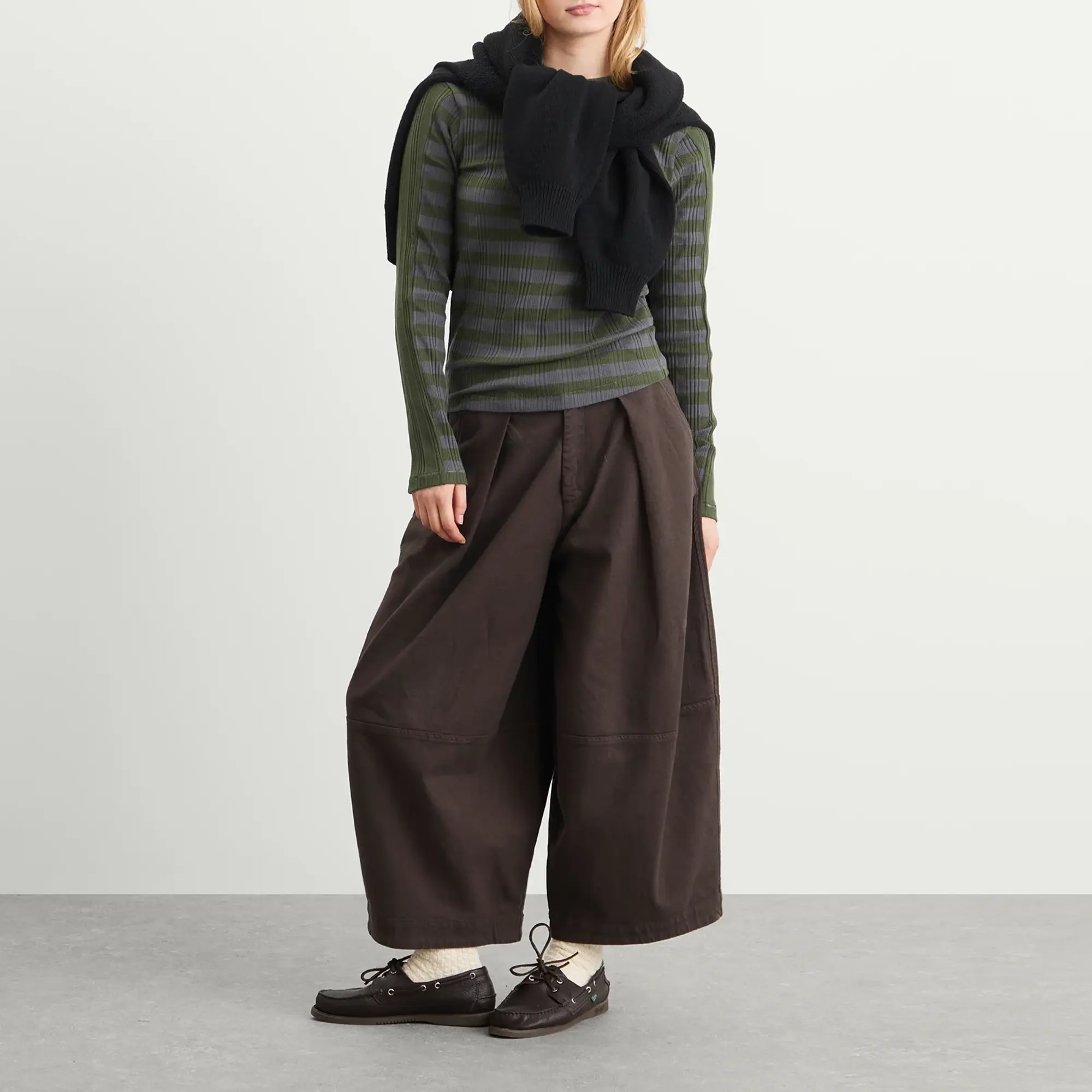YMC Women's Earth Deadbeat Trousers Brown