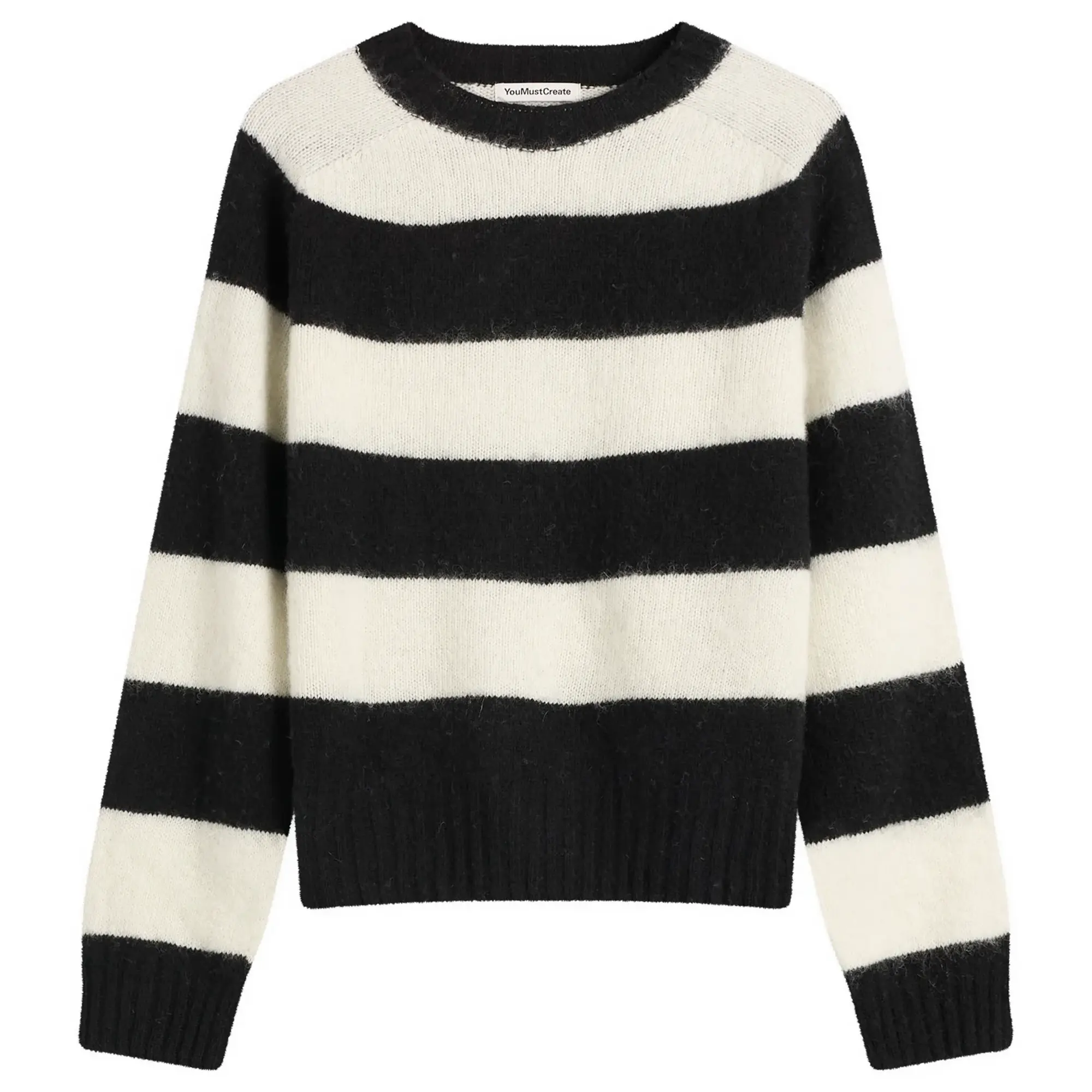 YMC Women's Jets Stripe Knit Black/Cream