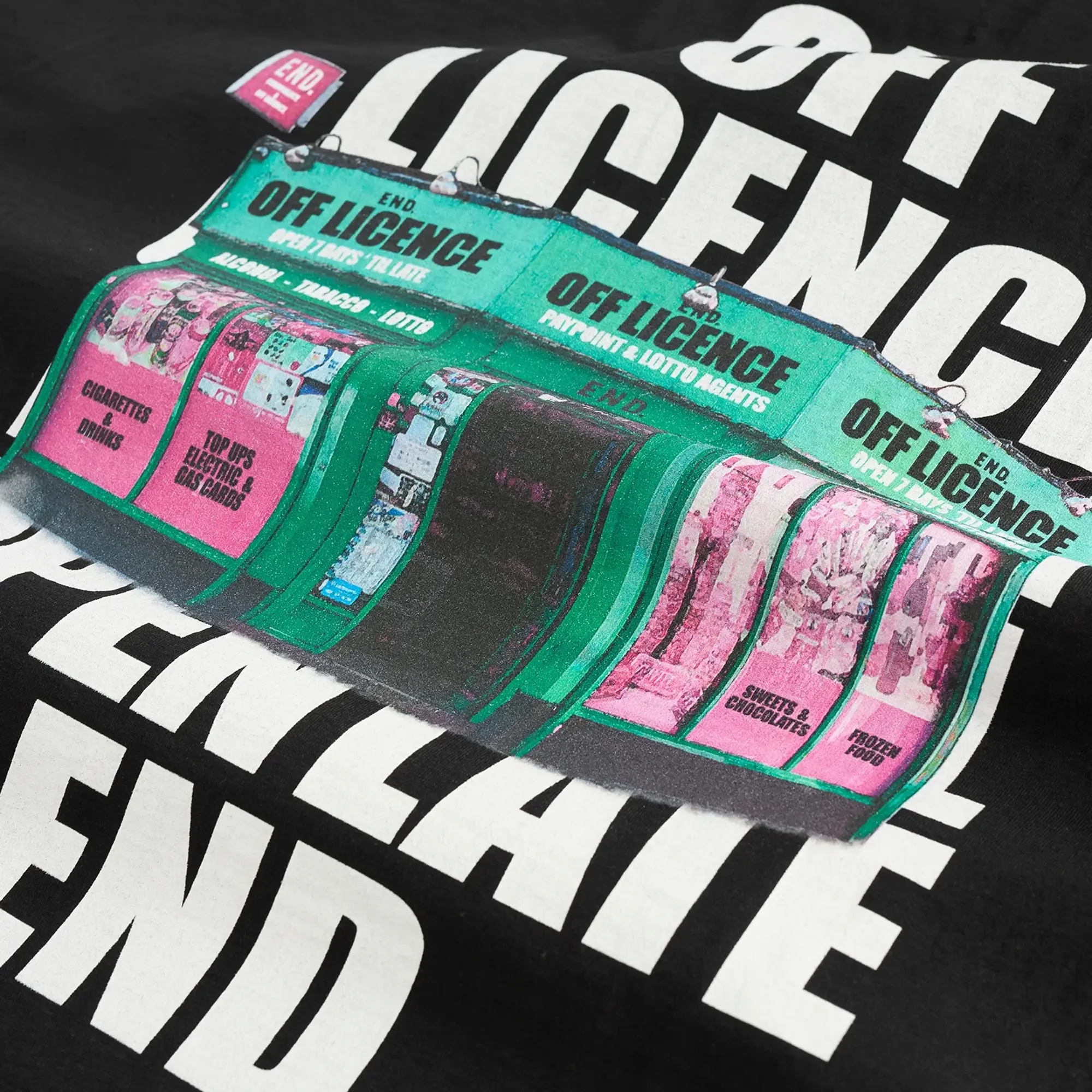 END. Open 'til Late T-Shirt Black
