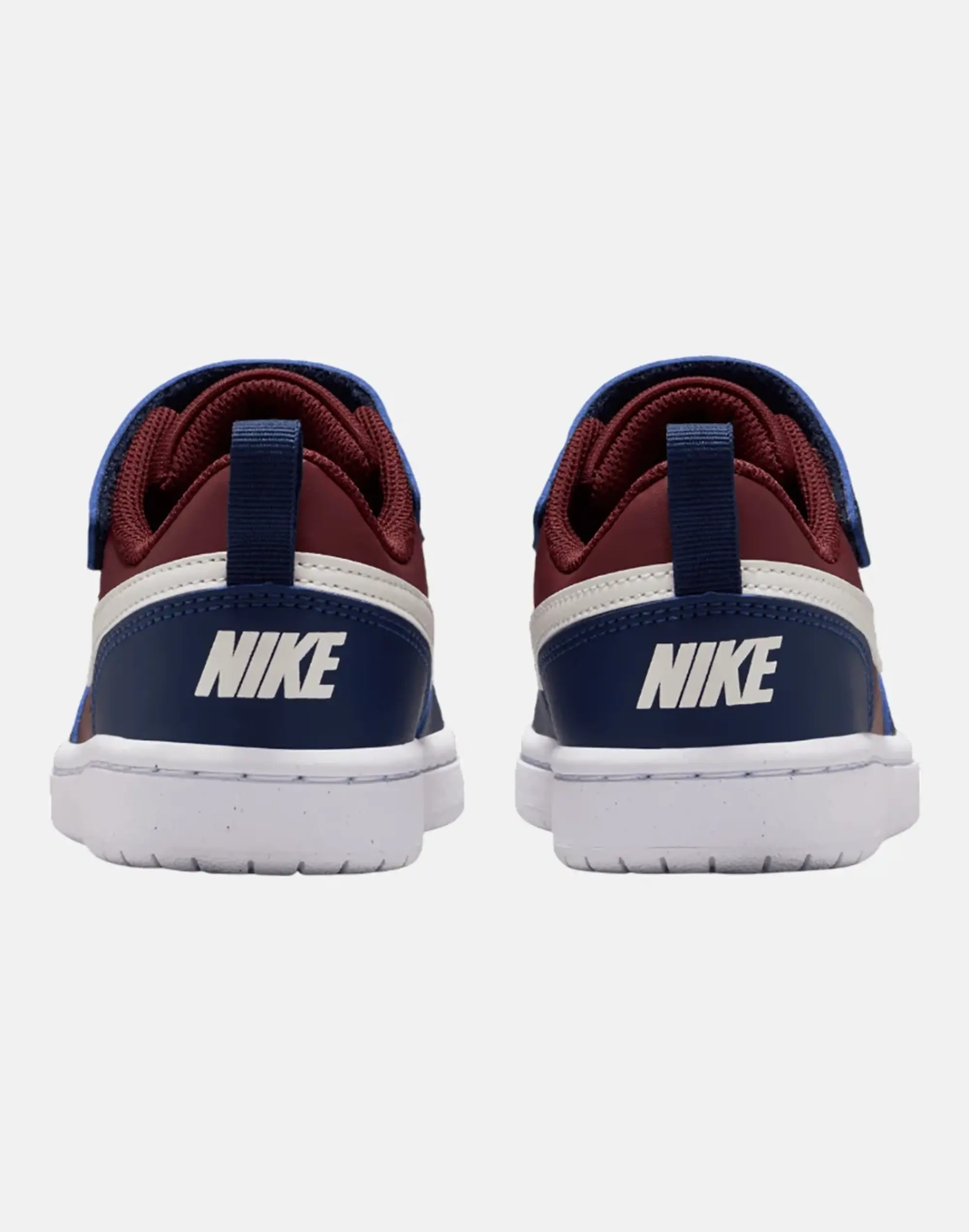 Nike Younger Kids Court Borough Low Recraft Trainers in Navy Blue/Red 