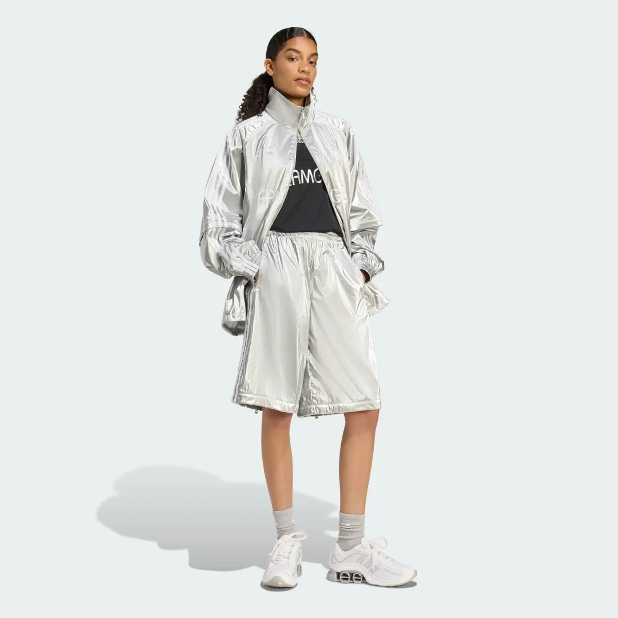 adidas Adilenium Season 4 Teamgeist Oversized Silver Track Top