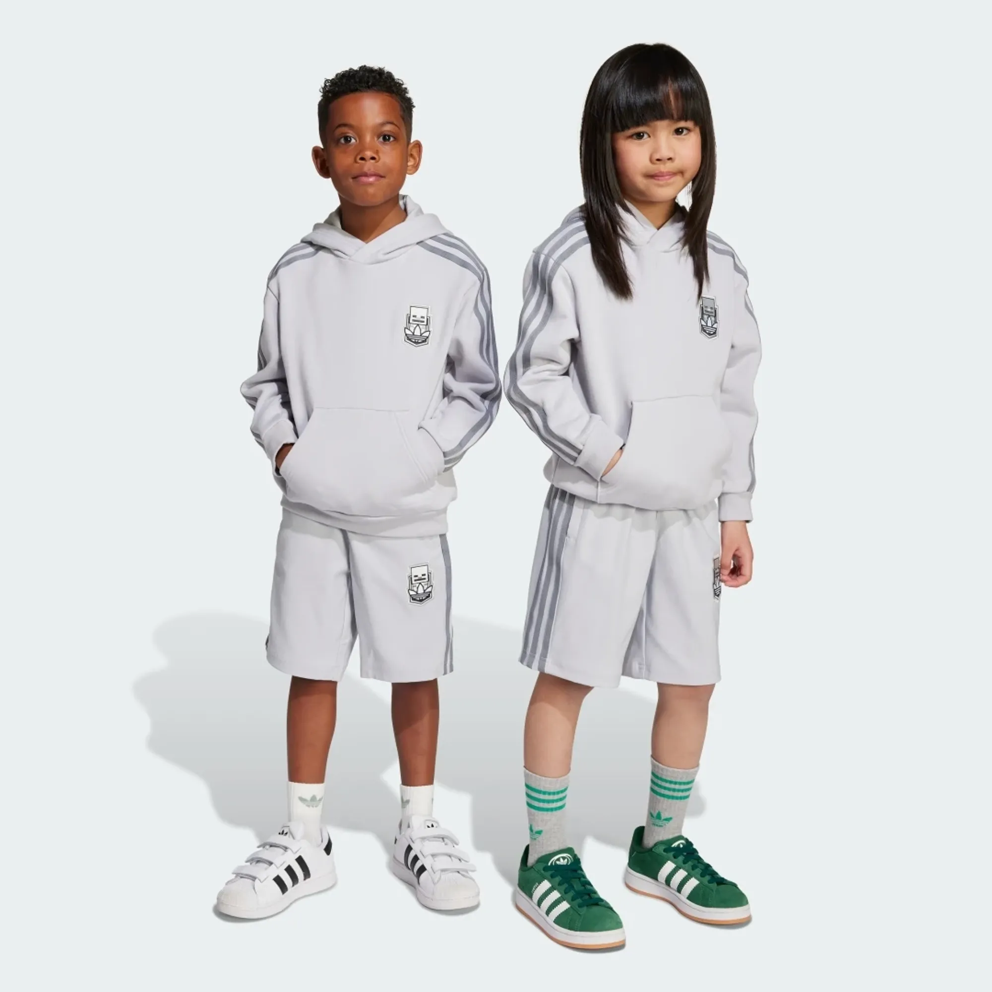 adidas adidas x Minecraft Hoodie Short Set Kids