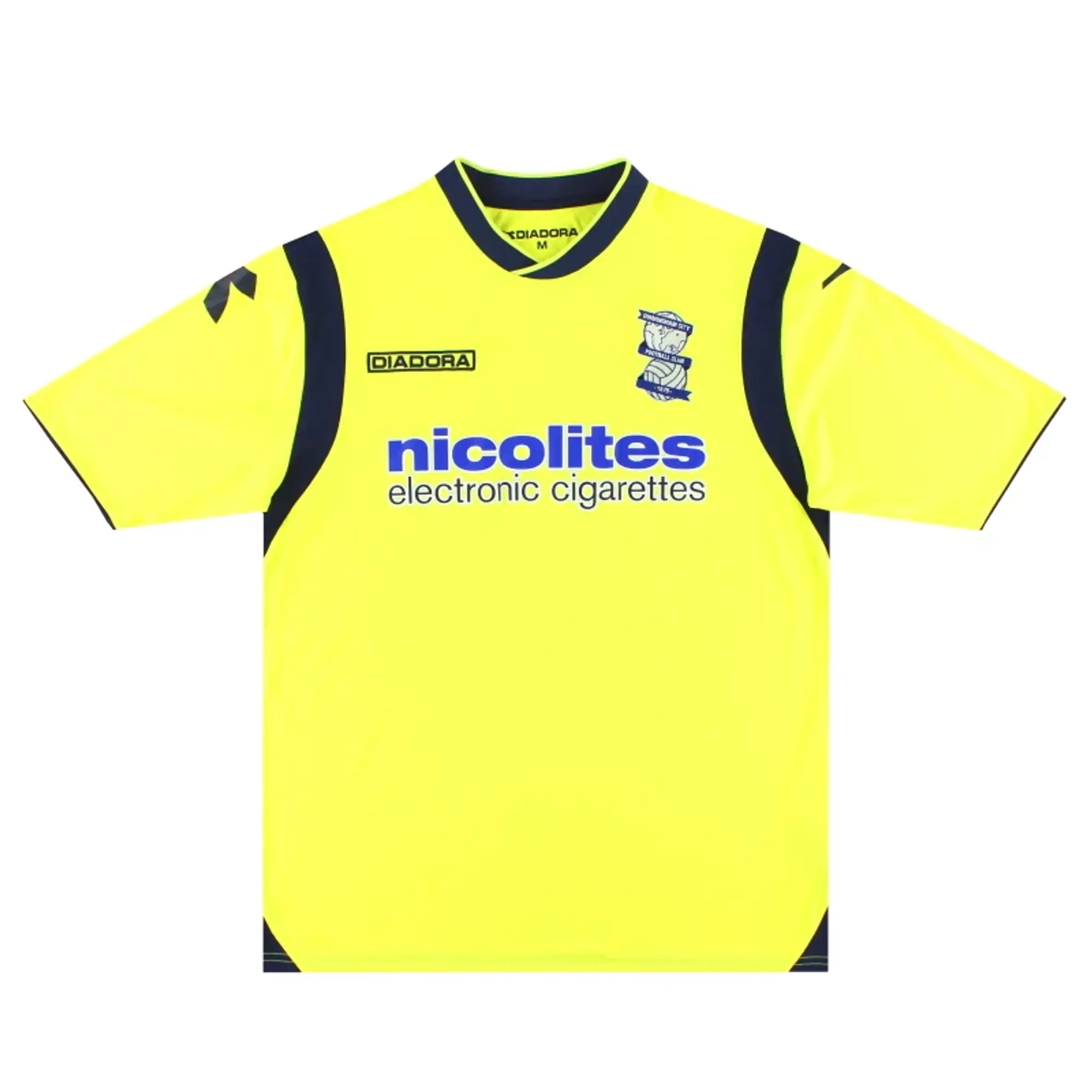 2013-14 Birmingham Diadora Away Shirt M - Birmingham City / Excellent 