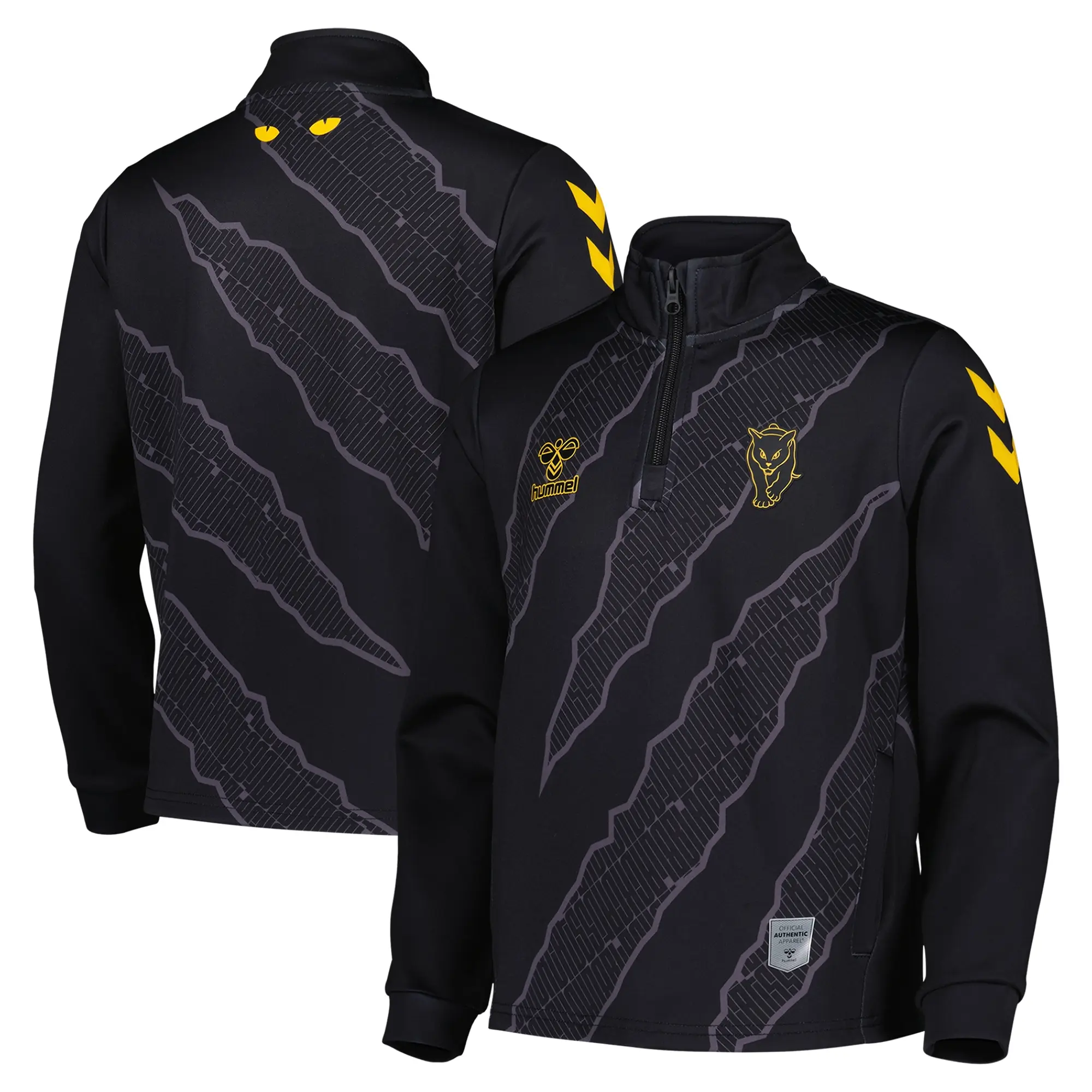 Sunderland Hummel Third Pre-Match Half Zip - Black - Kids
