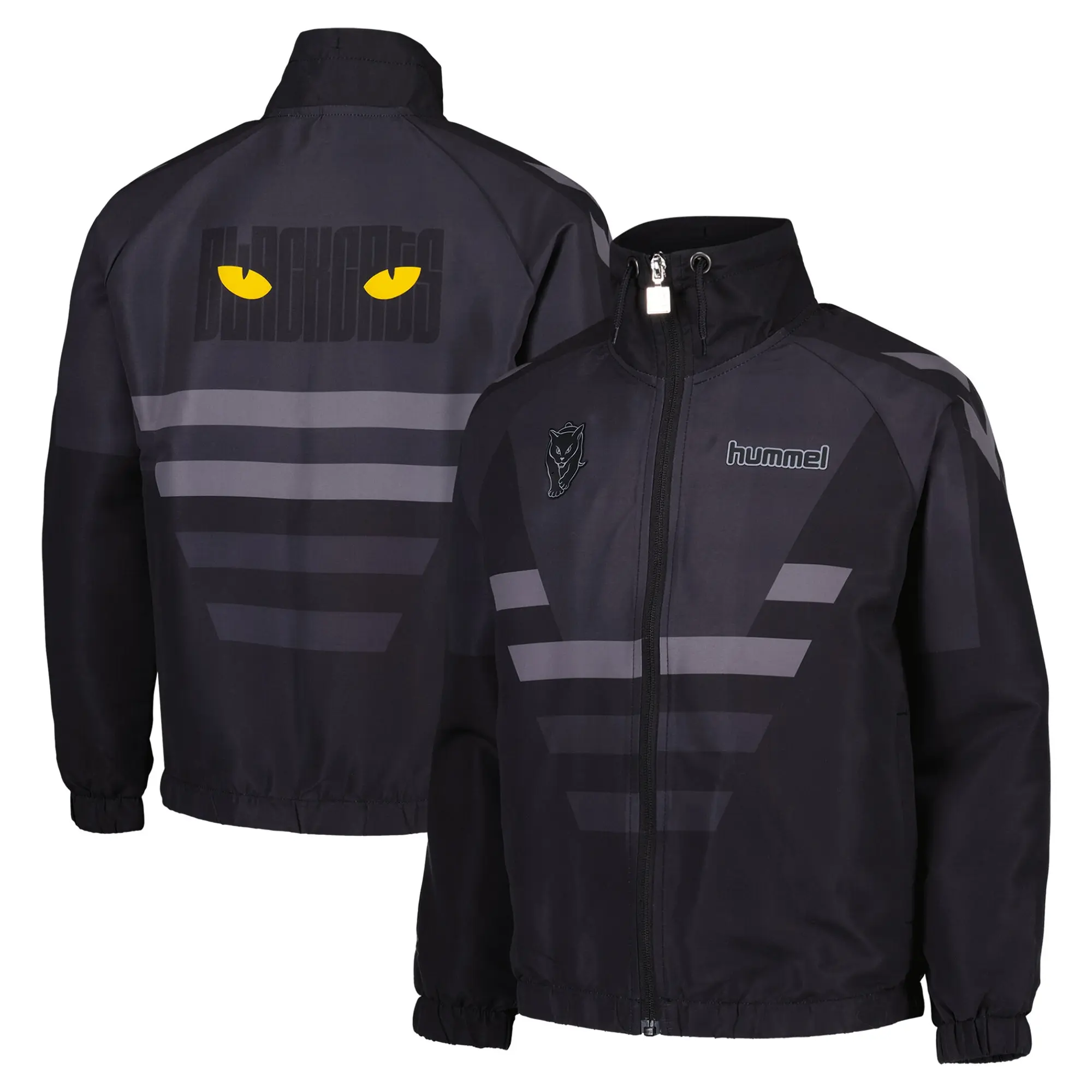 Sunderland Hummel Third Pre-Match Jacket - Black - Kids
