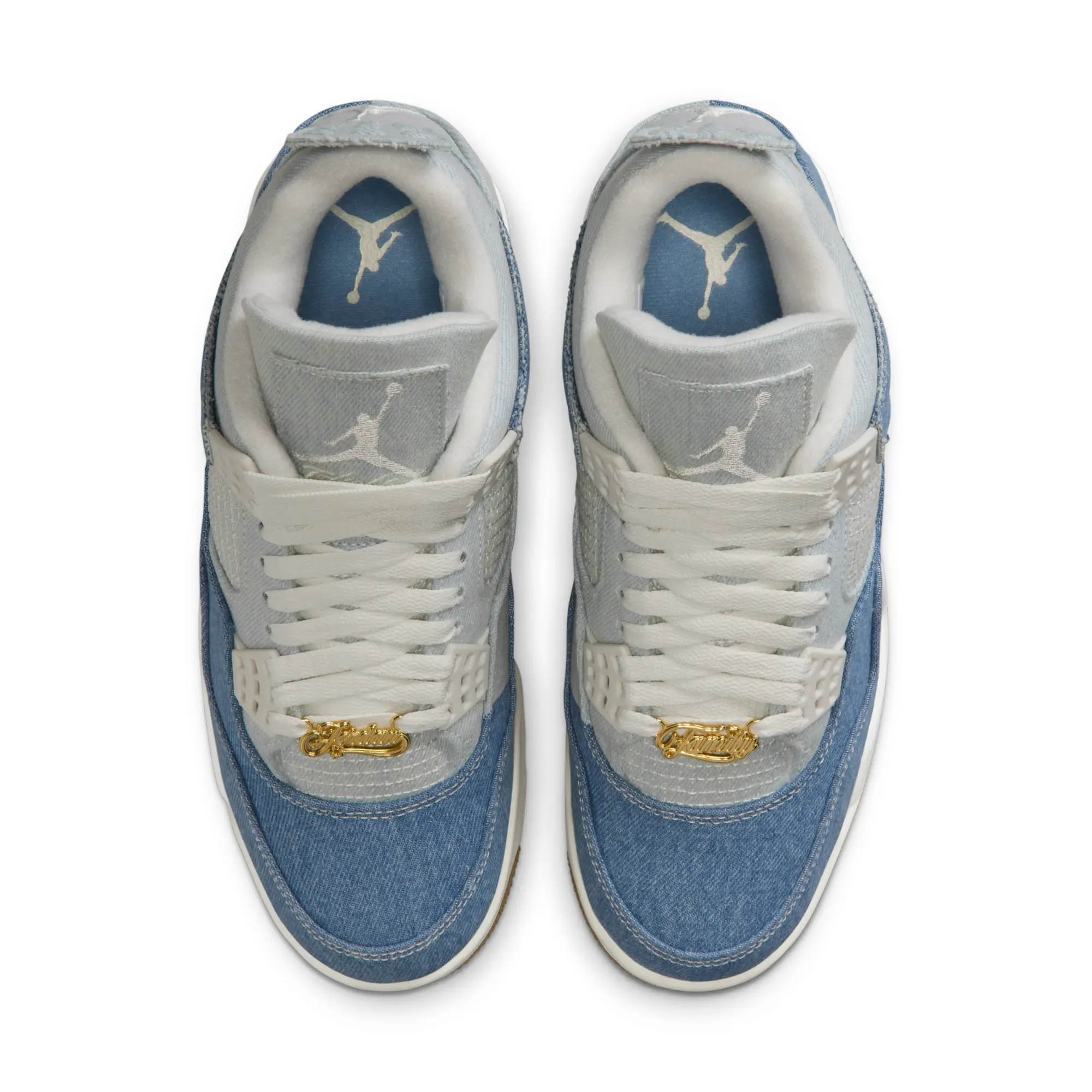 Nike Jordan Nike Air Jordan 4 Retro 'Worn Blue' Women's Shoe - White