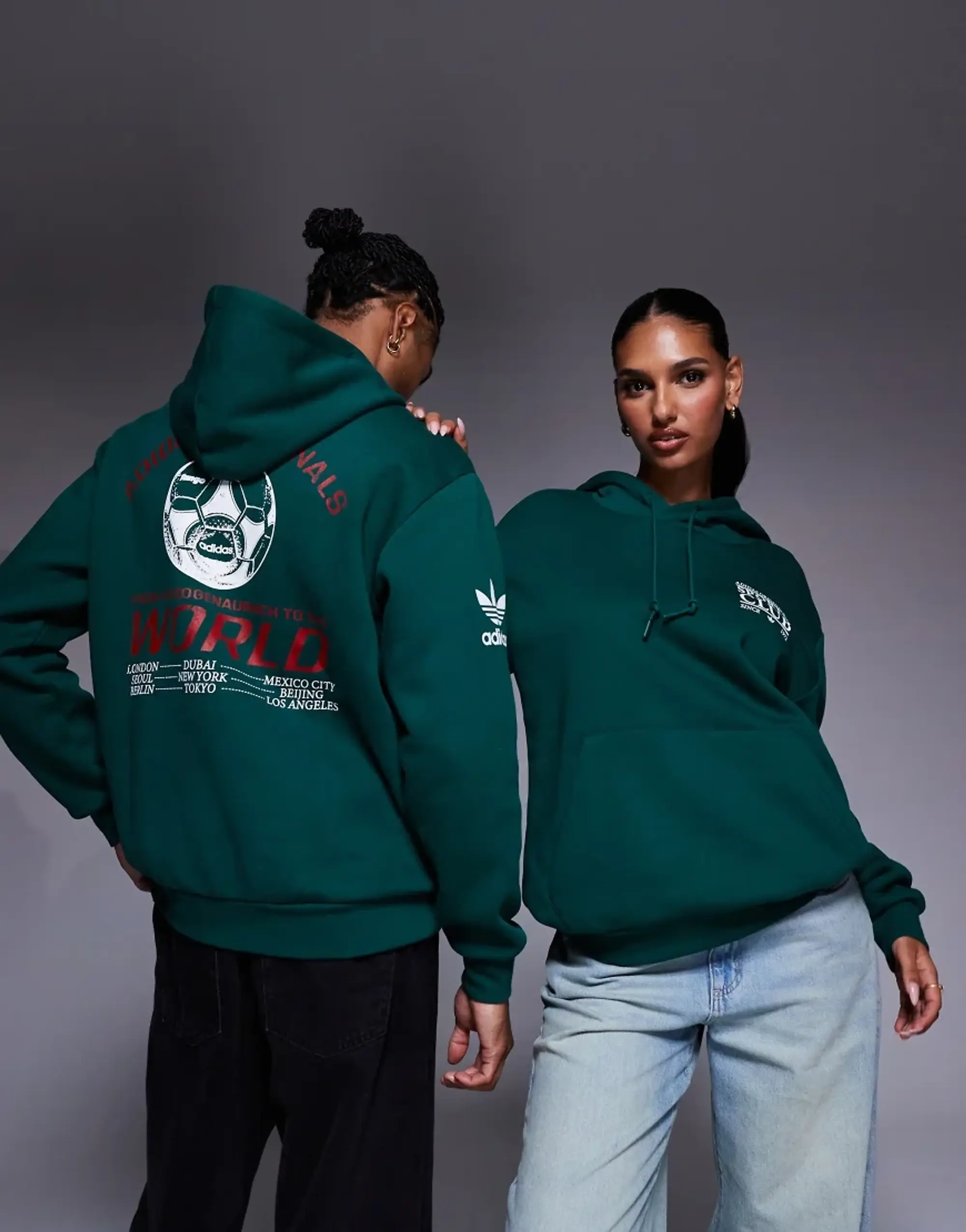 Adidas Originals Sports Club Hoodie In Green