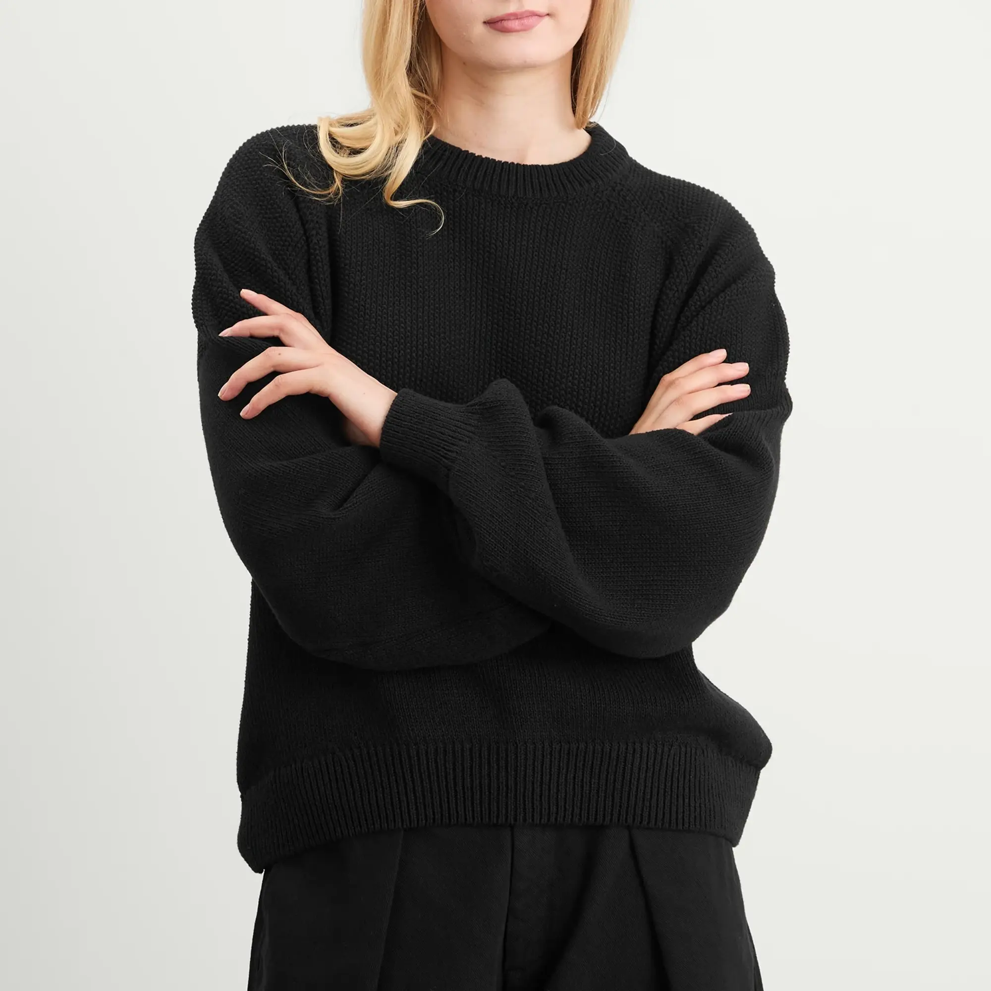 YMC Women's Bellow Sleeve Knit Black