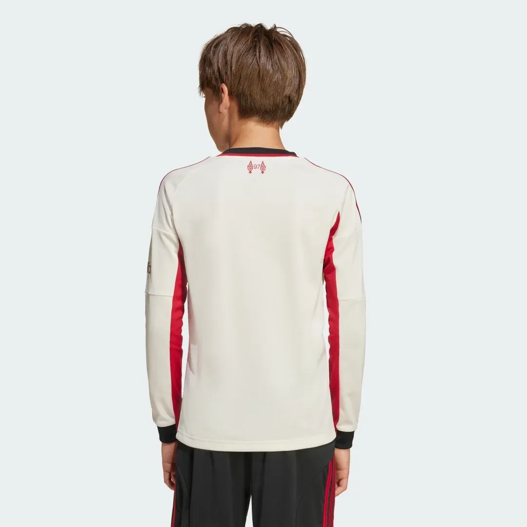  Liverpool FC 長袖シャツ adidas Liverpool FC 25/26 Long Sleeve Away Jersey Kids | JV6454