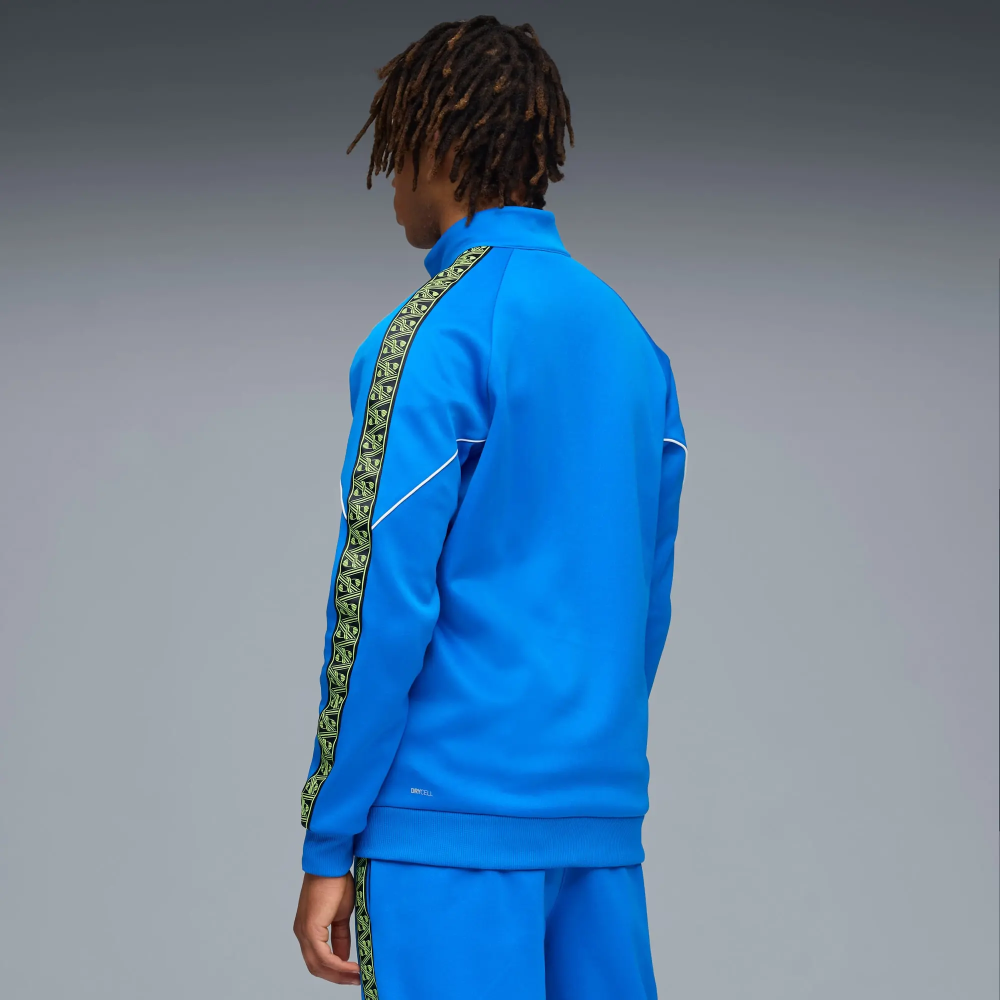 PUMA Manchester City King Anthem Jacket Men, Hyperlink Blue/Pro Green, size 3XL
