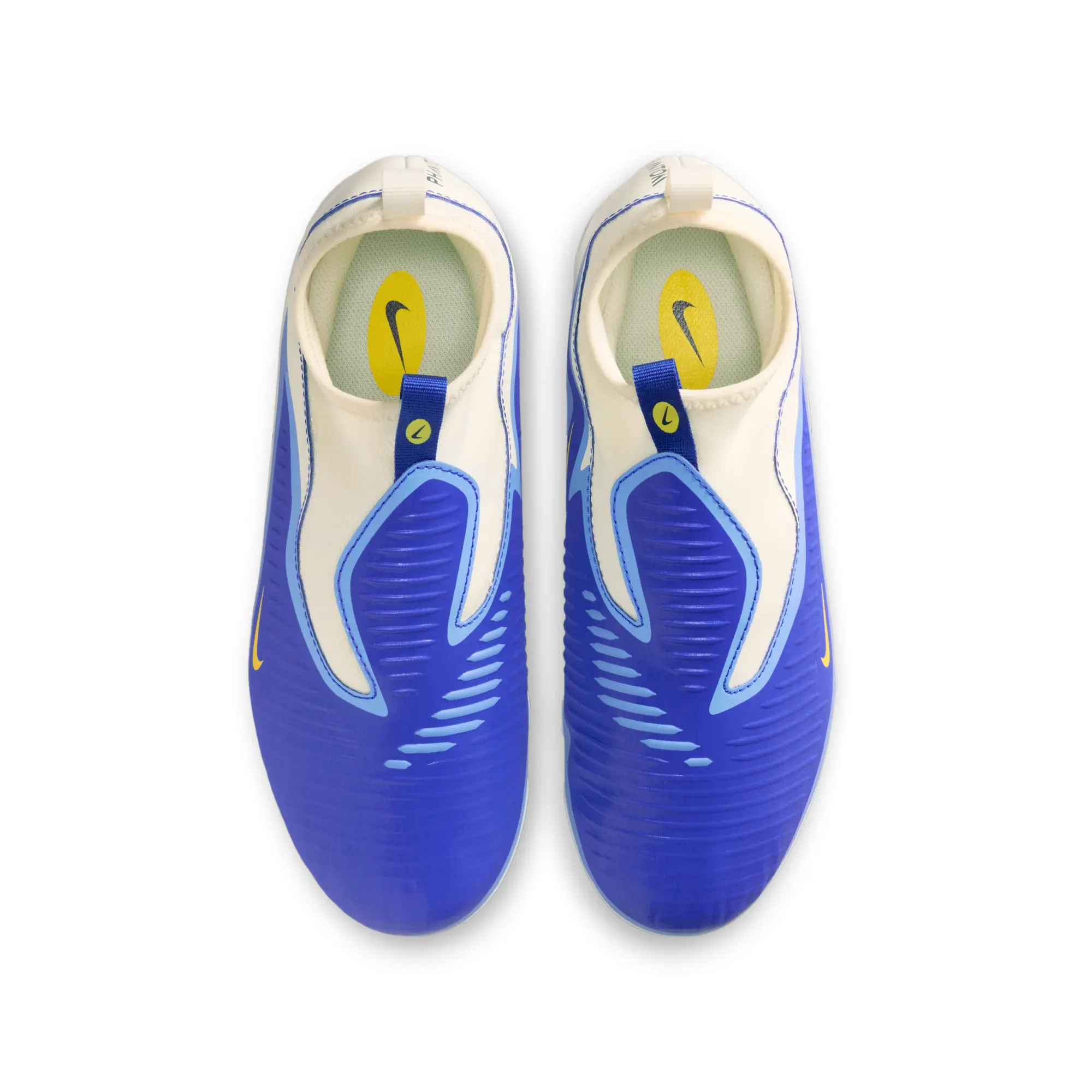 Nike Jr. Phantom 6 High Academy LV8 Firm-Ground Football Boot - Blue