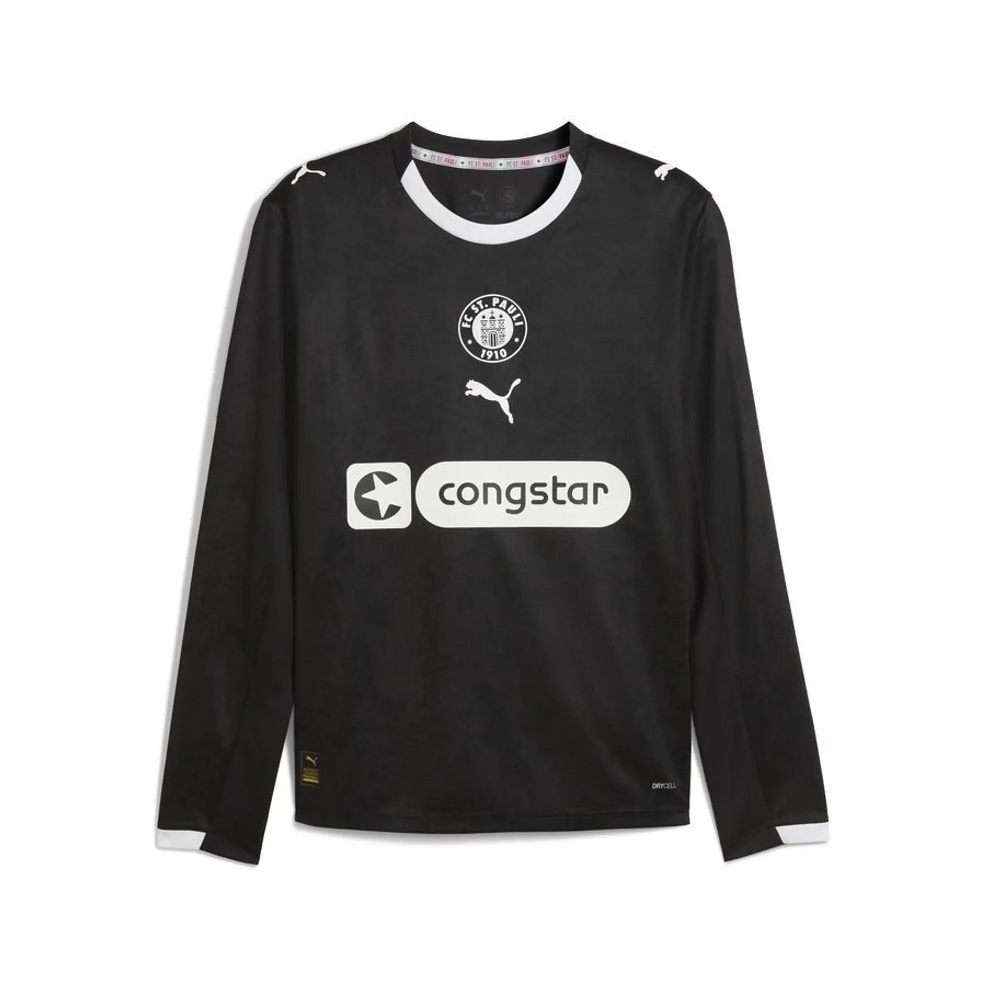 St. Pauli 3Rd Shirt 2025/26 Long Sleeves - ['Black']