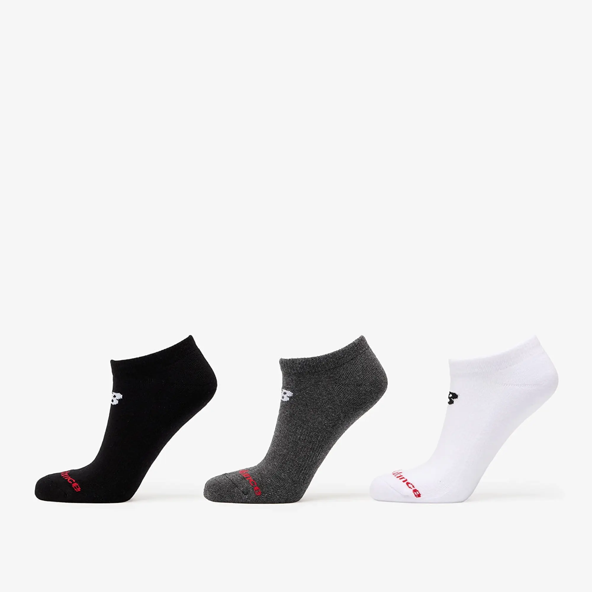 New Balance Everyday No Show Socks 3-Pack Multicolor L