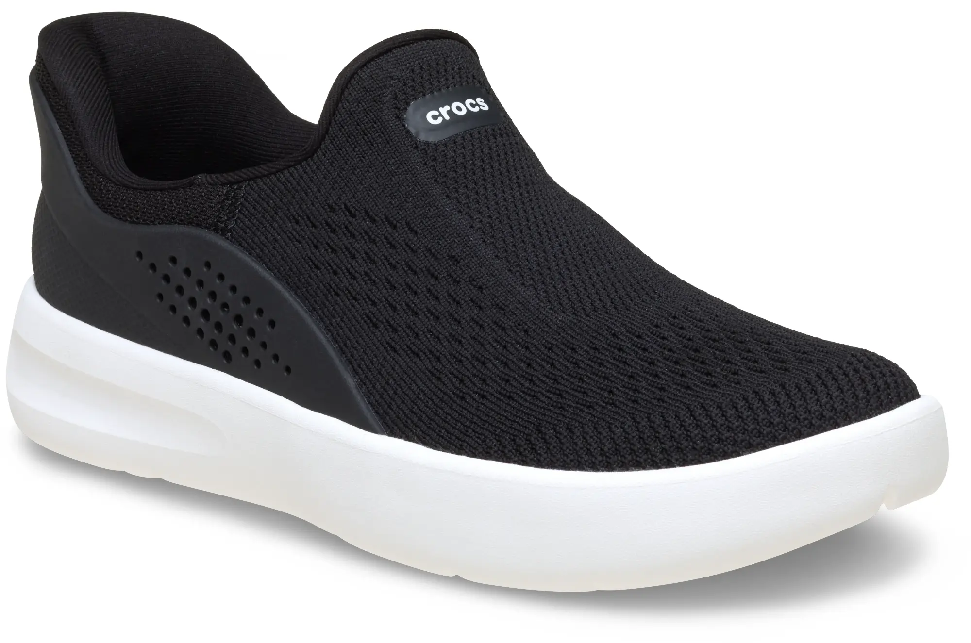 Crocs | Men | No Hands Slip On | Sneakers | Black | 6