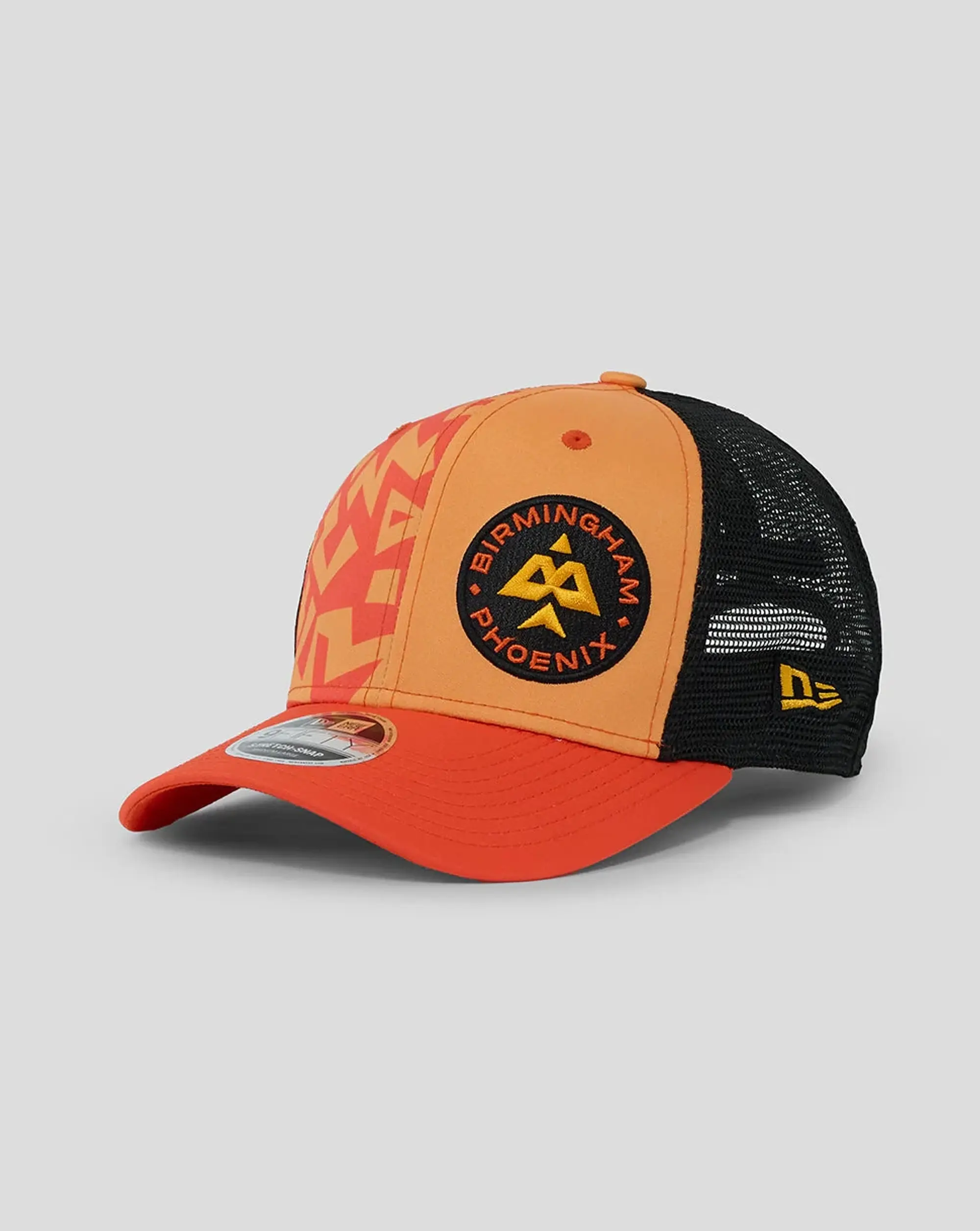 Castore New Era Aop 9fifty Stretch Snapback - Birmingham Phoenix - Orange