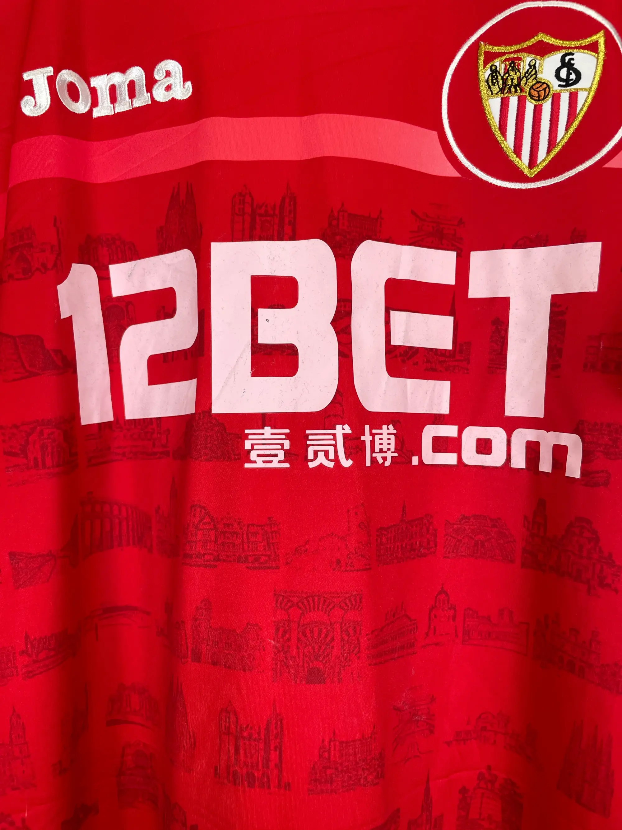2010/11 SEVILLA RAKITIC #25 *SIGNED* AWAY SHIRT (XL) JOMA | CULT KITS