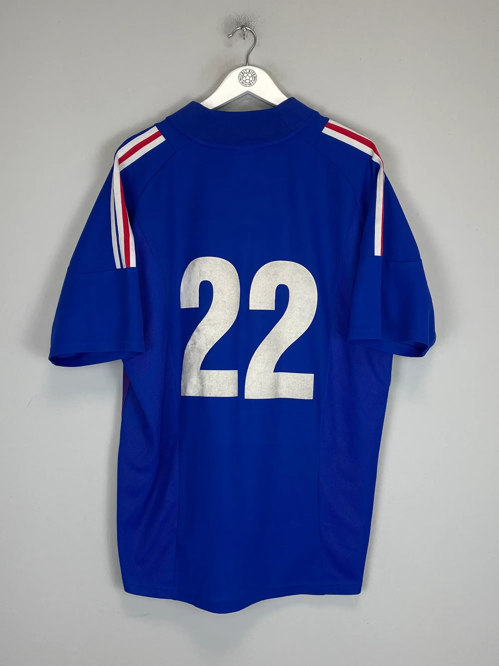 2002/04 FRANCE #22 HOME SHIRT (XL) ADIDAS | CULT KITS