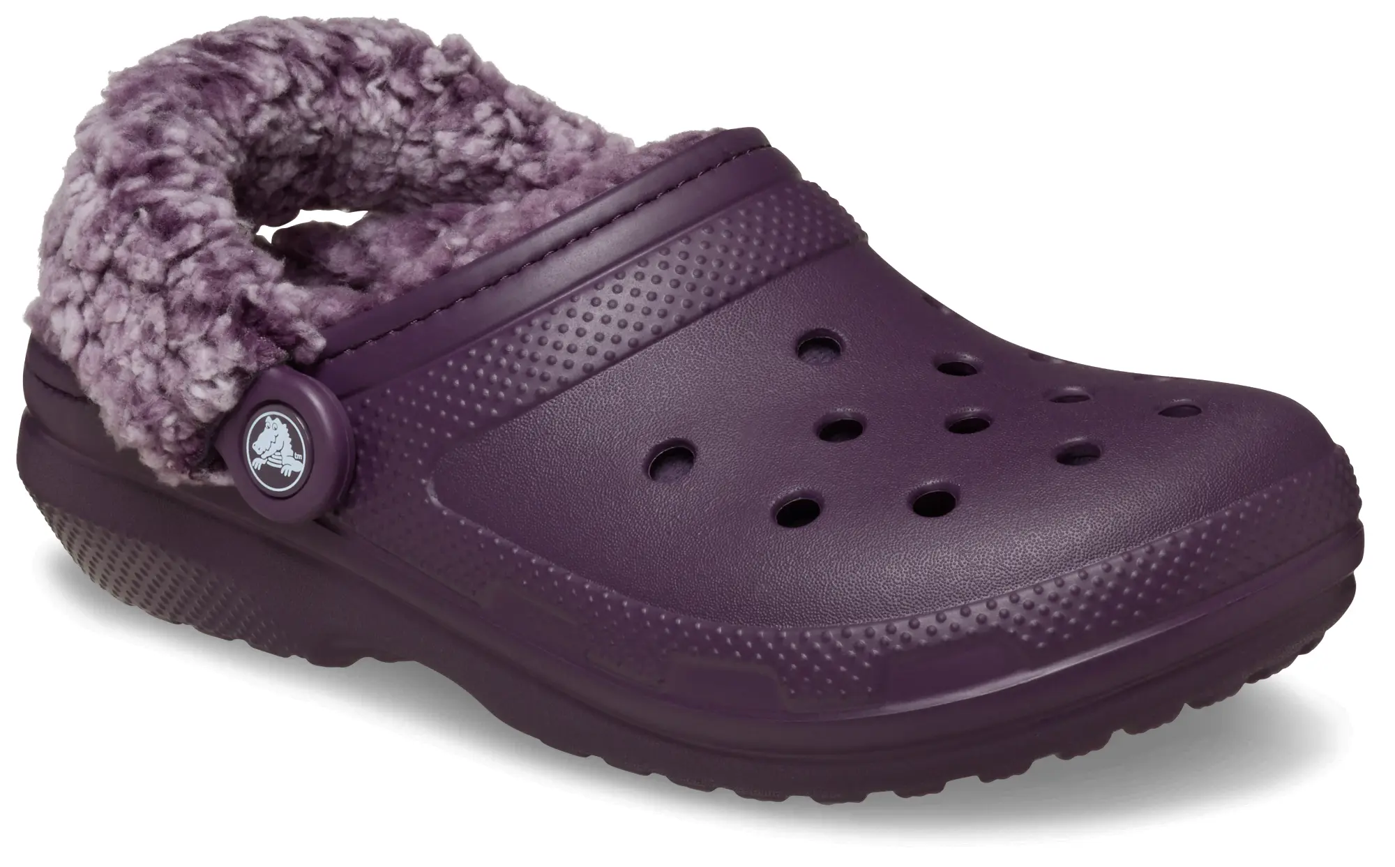 Crocs | Unisex | Classic Fleece Lined | Clogs | Plush Plum | W4/M3
