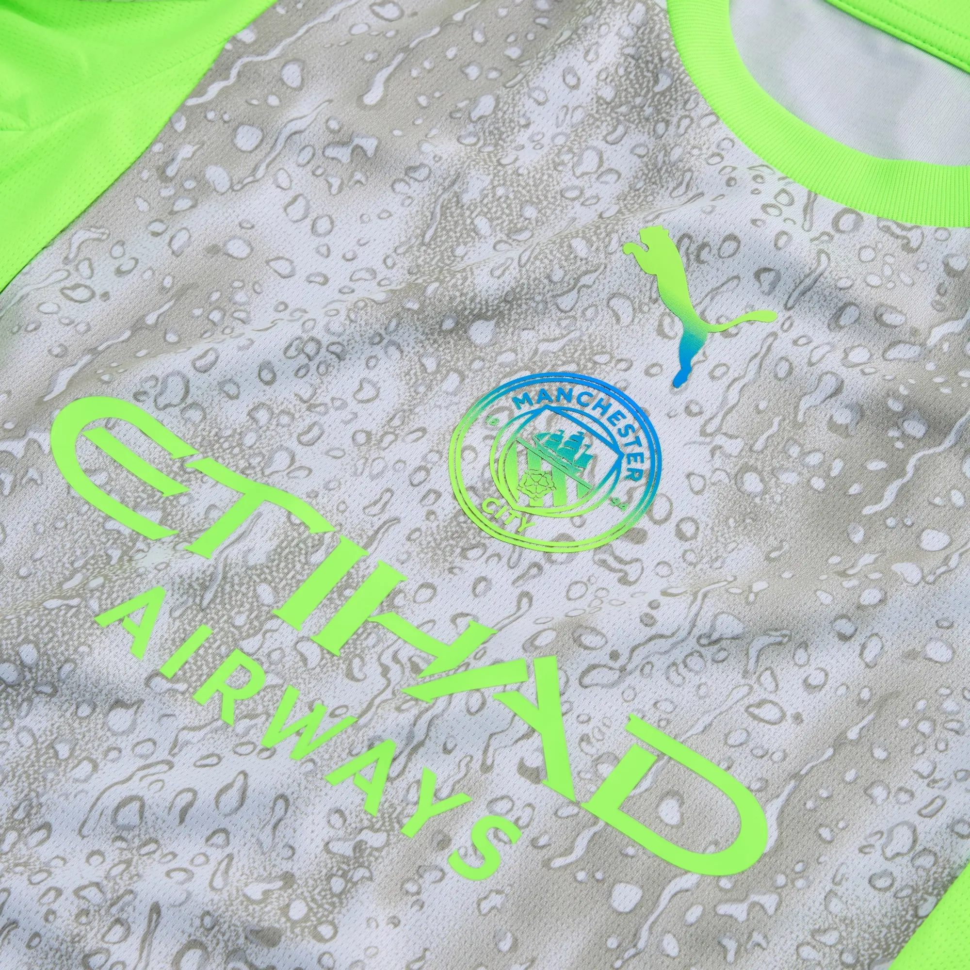 PUMA Manchester City 25/26 Third Jersey Women, Cool Weather/Pro Green, size Large