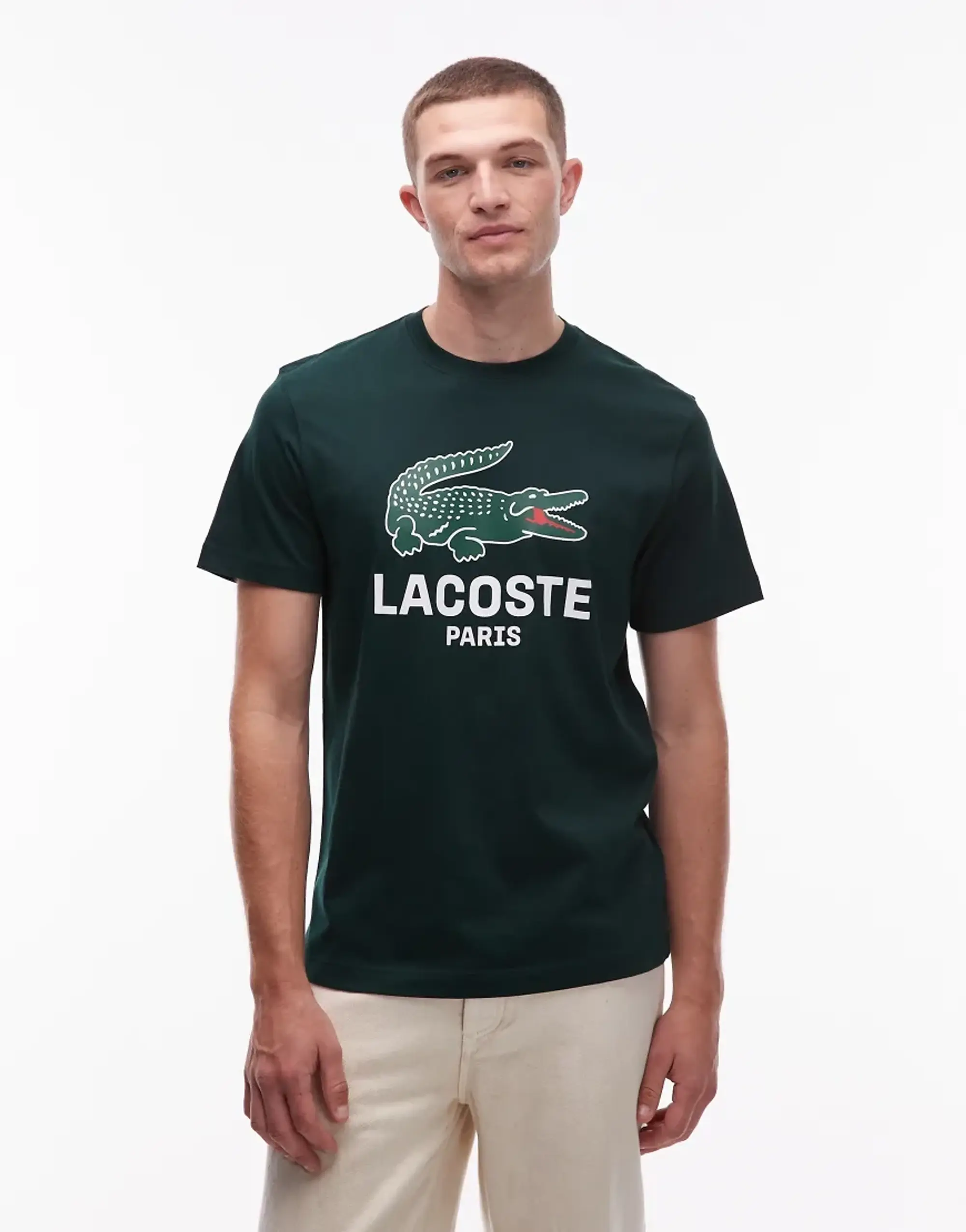 Lacoste Lacoste Large Croc T - Green