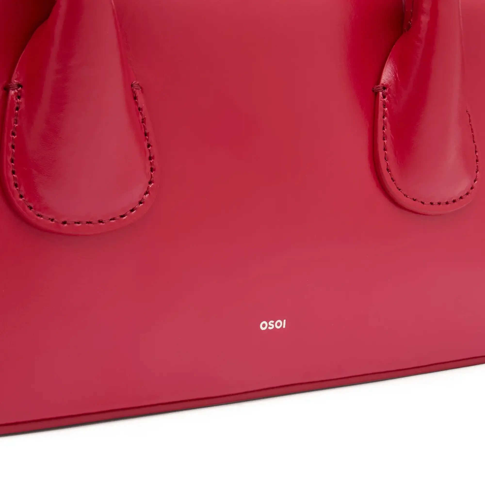 OSOI Women's Boat Wide Mini Bag Plum Red