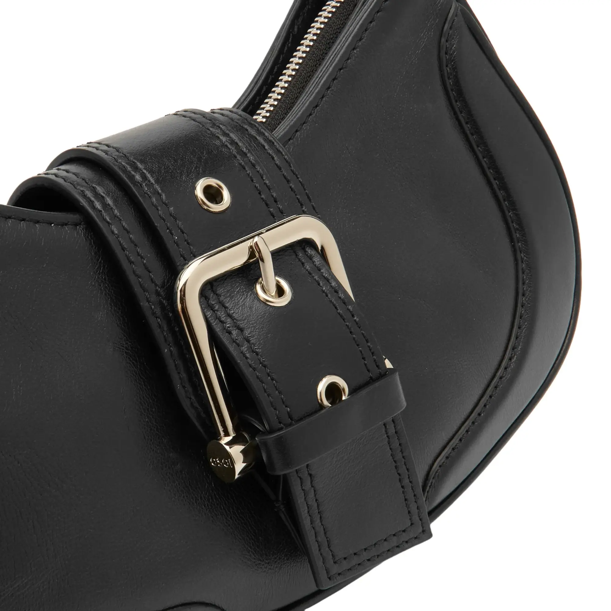 OSOI Women's Hobo Brocle Bag Stone Black