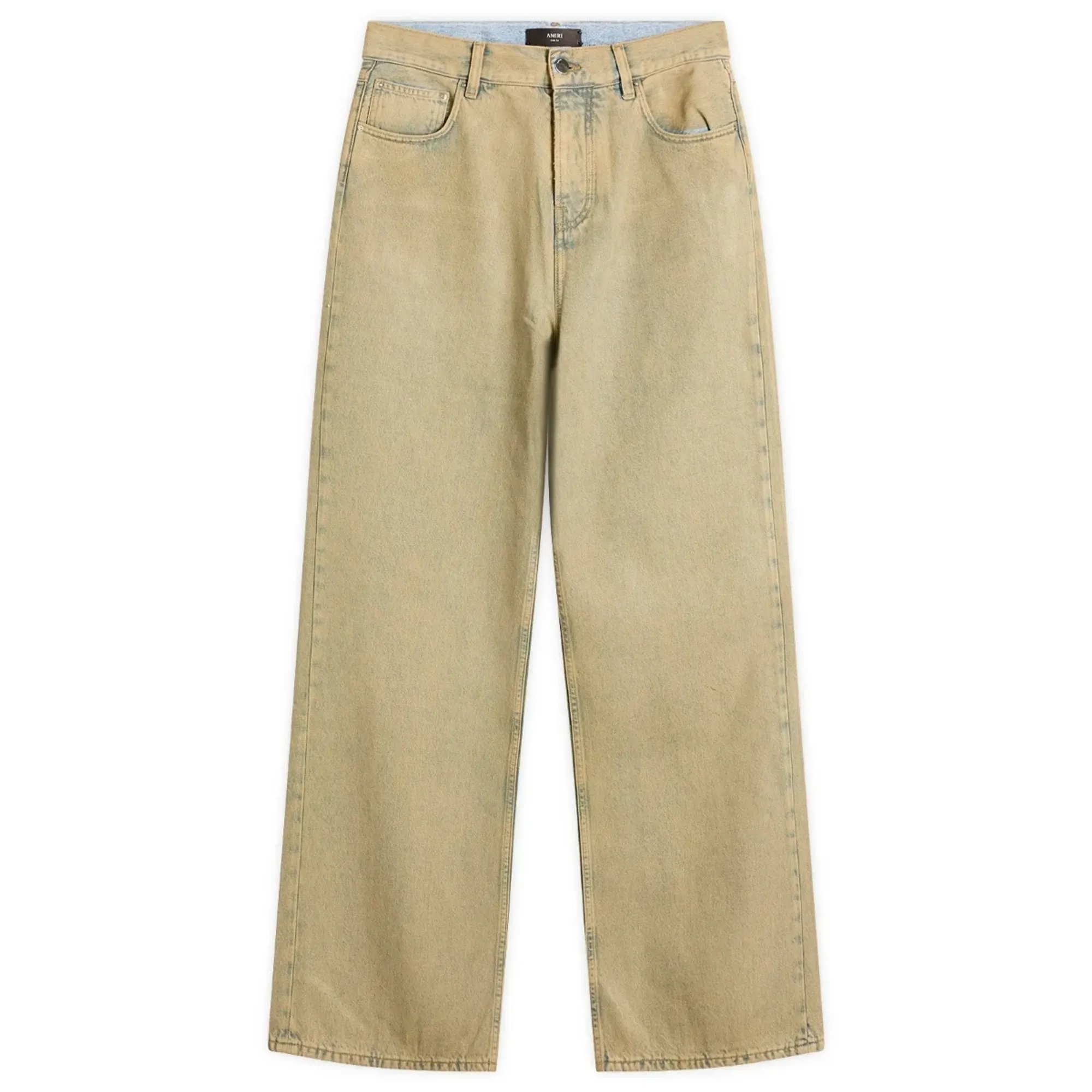 AMIRI Men's Washed Baggy Jean Indigo Desert
